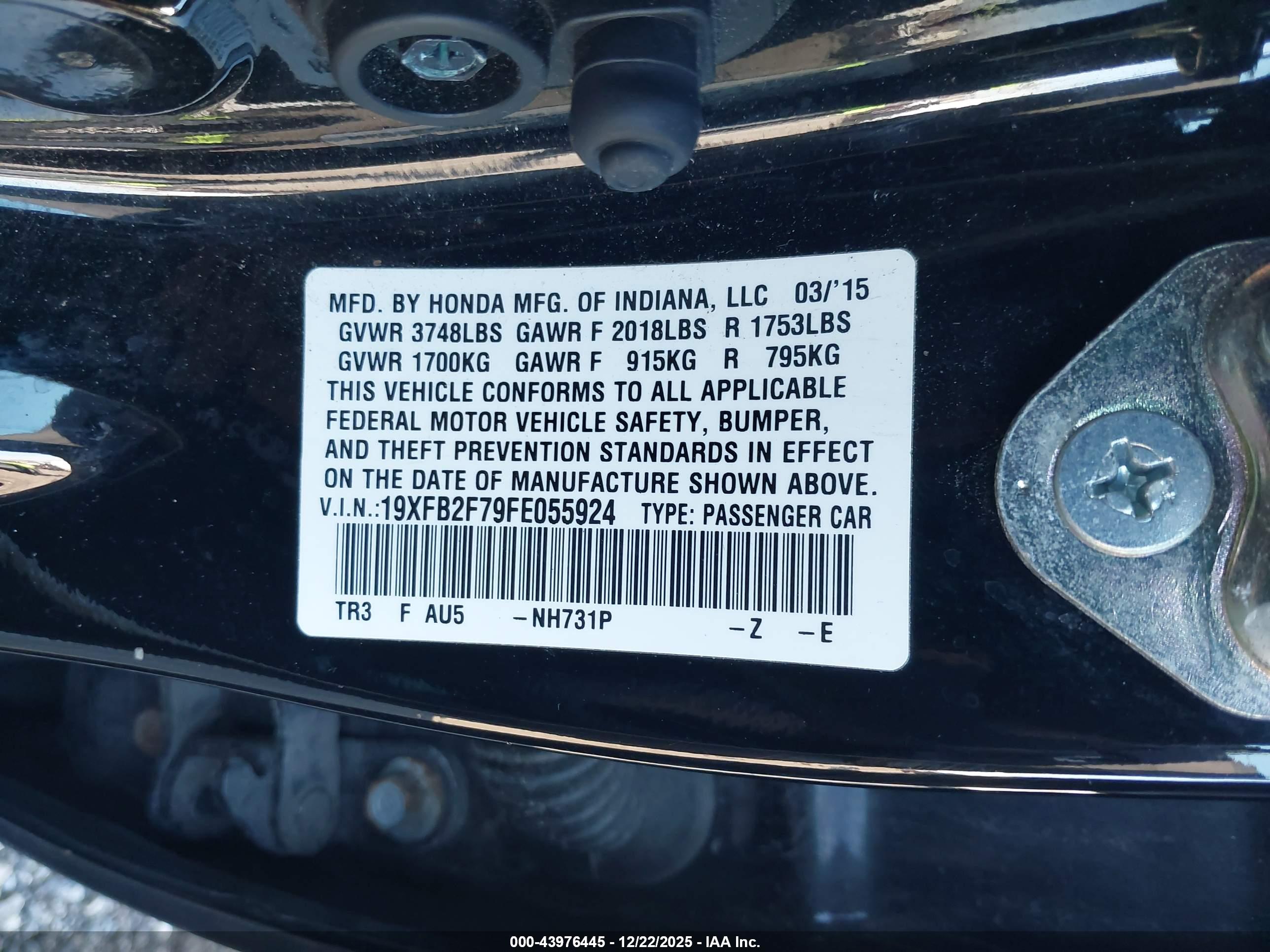 HONDA CIVIC image 9
