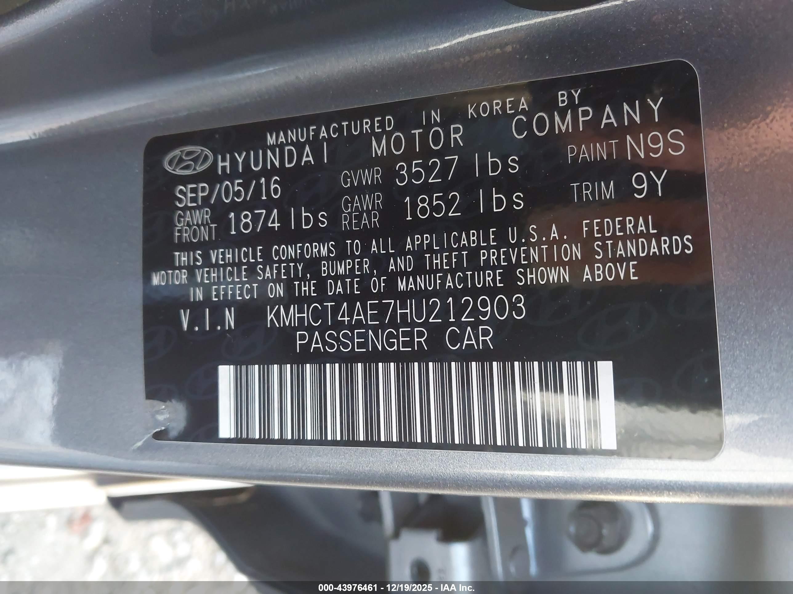 HYUNDAI ACCENT image 9