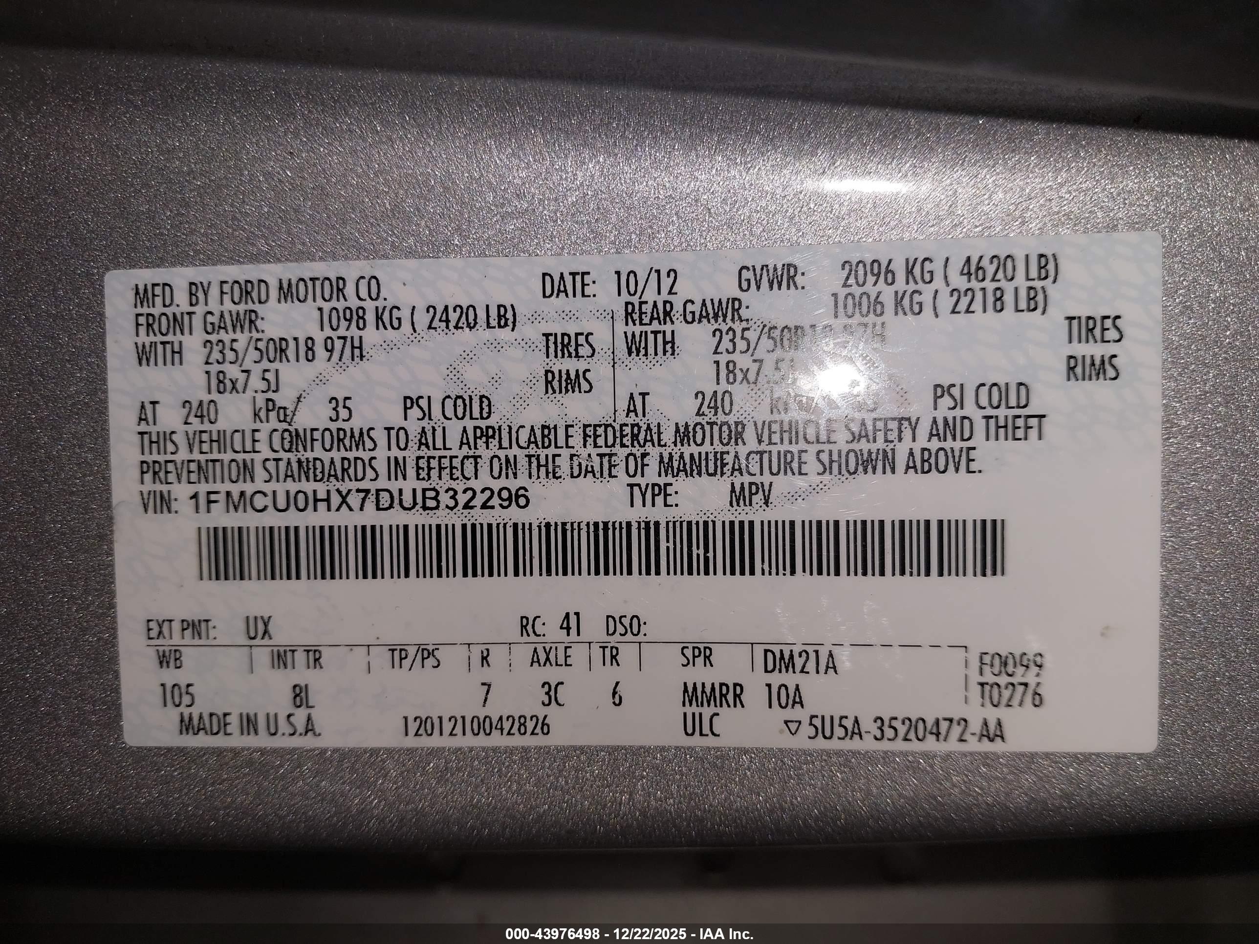 FORD ESCAPE image 9
