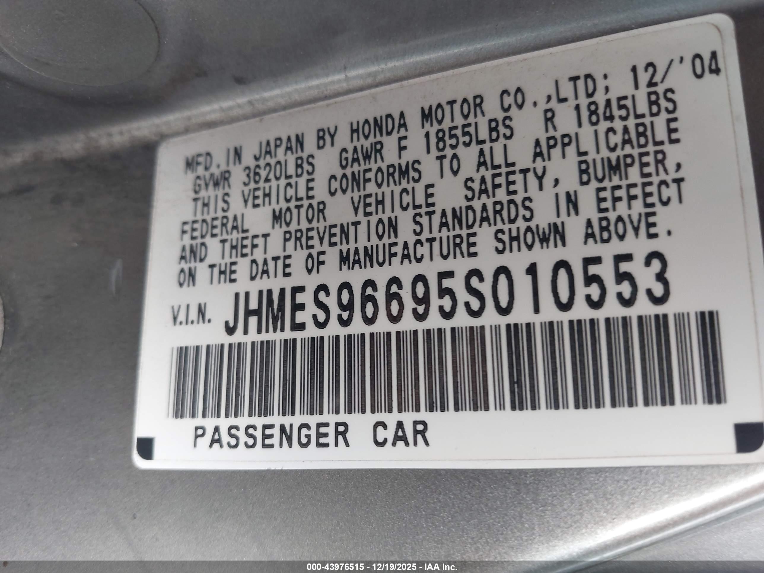 HONDA CIVIC image 9