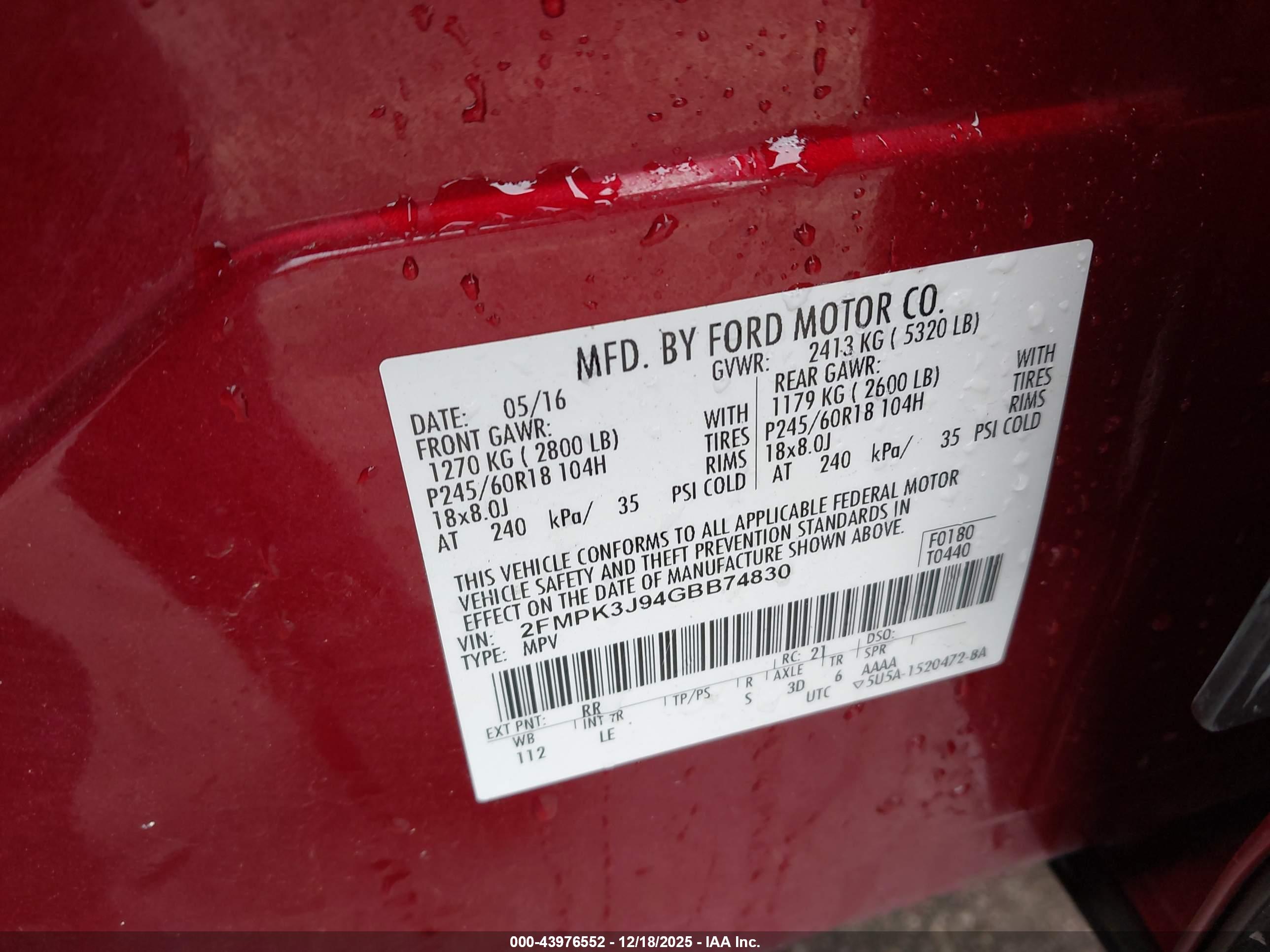FORD EDGE image 9