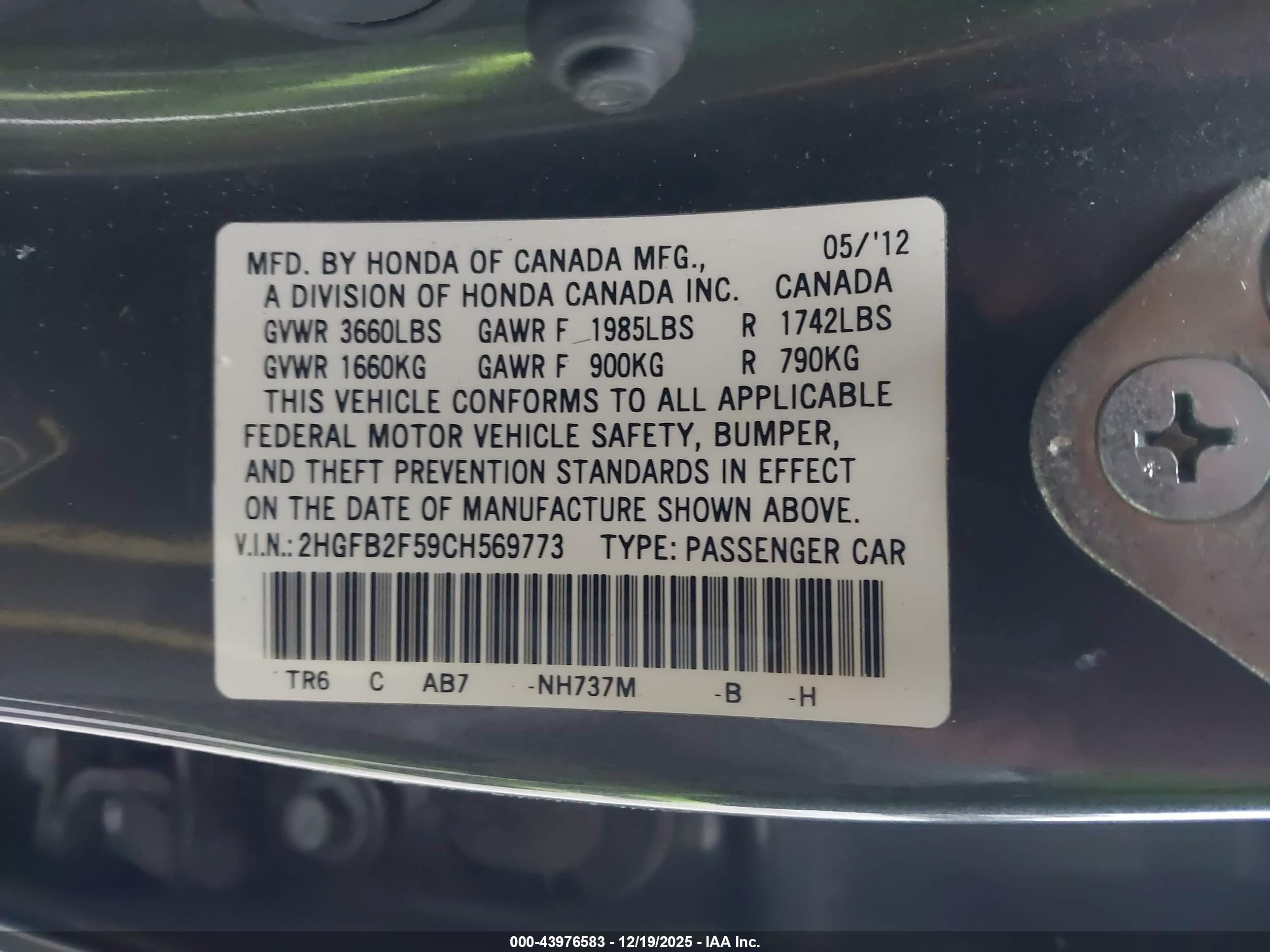 HONDA CIVIC image 9