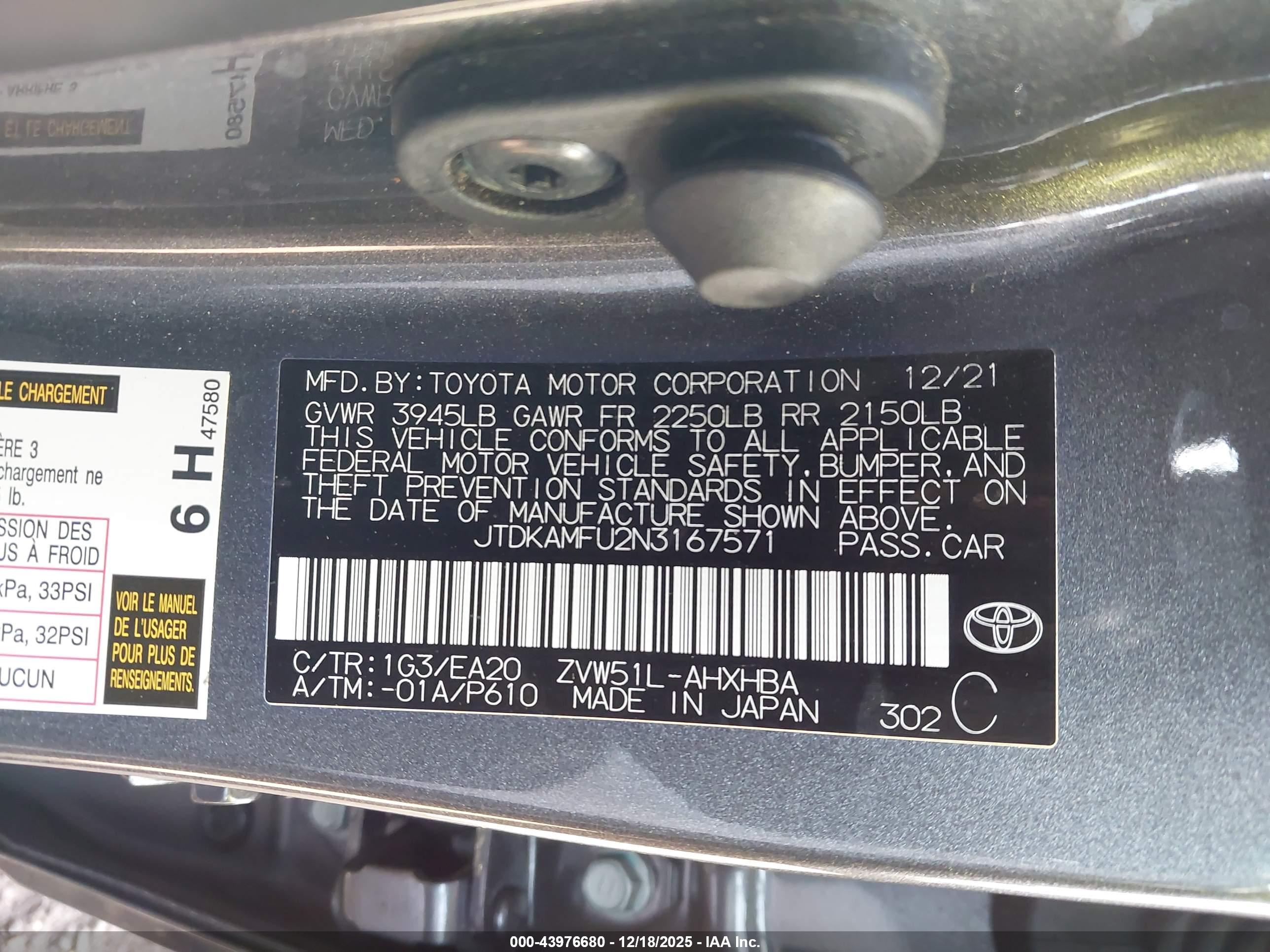 TOYOTA PRIUS image 9