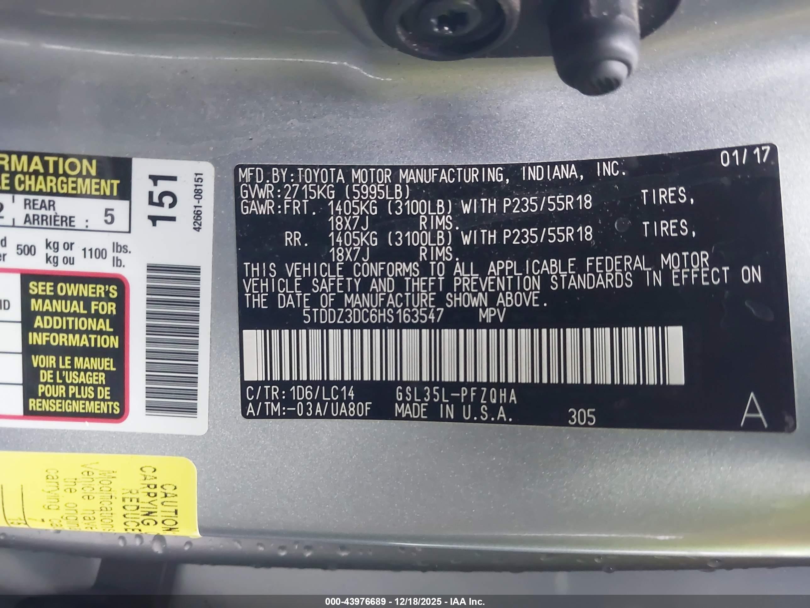 TOYOTA SIENNA image 9