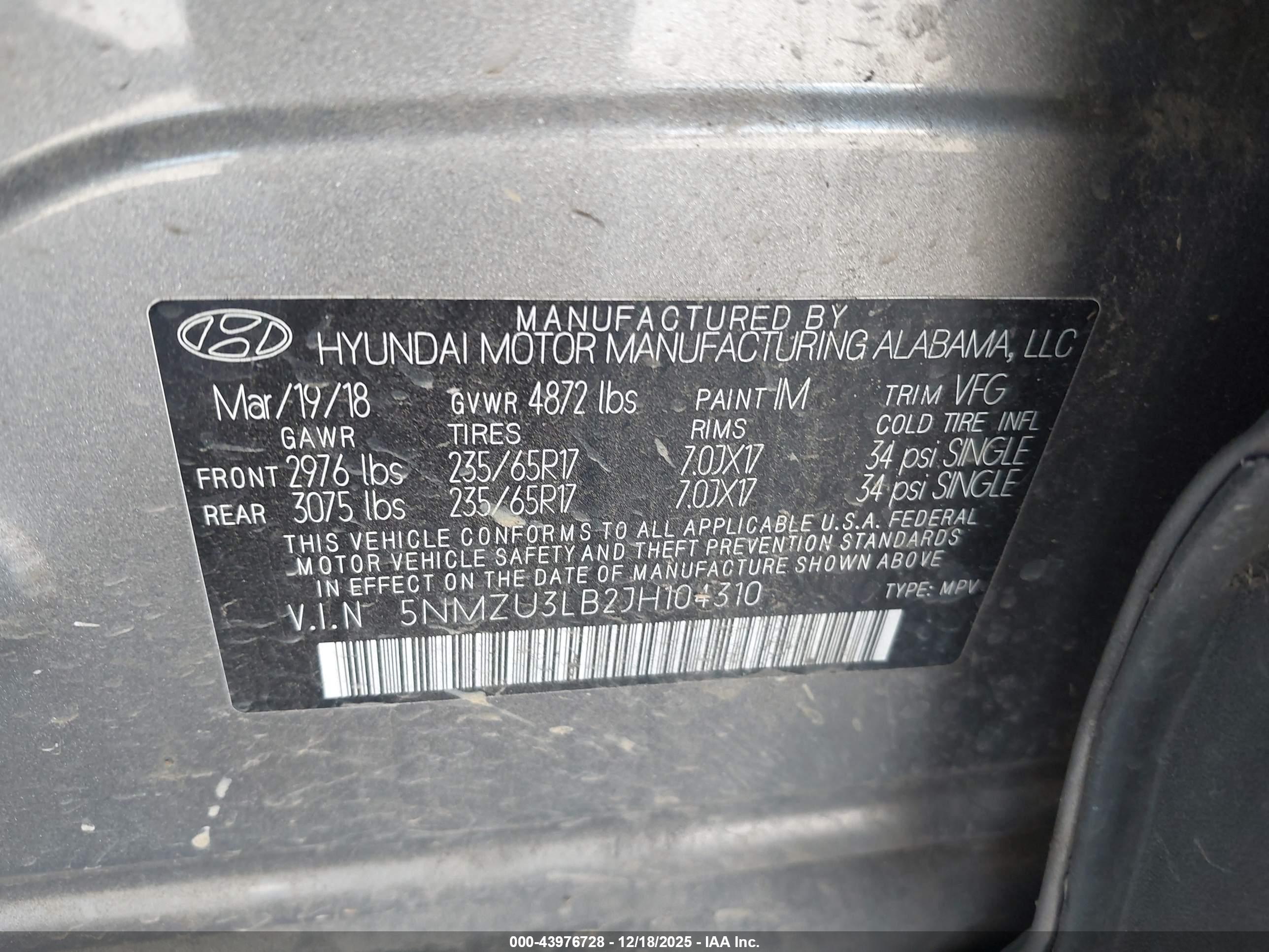 HYUNDAI SANTA image 9