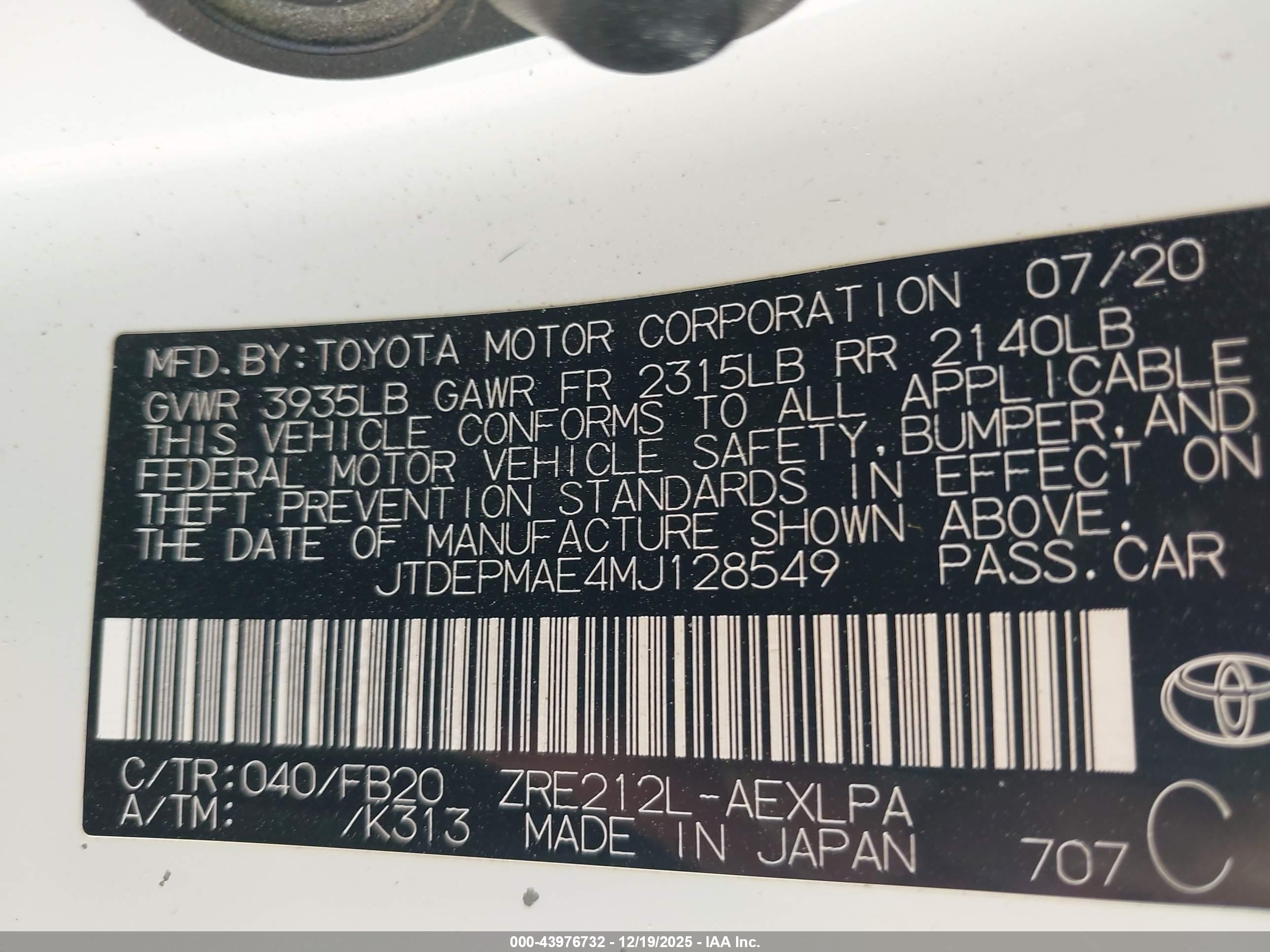 TOYOTA COROLLA image 9