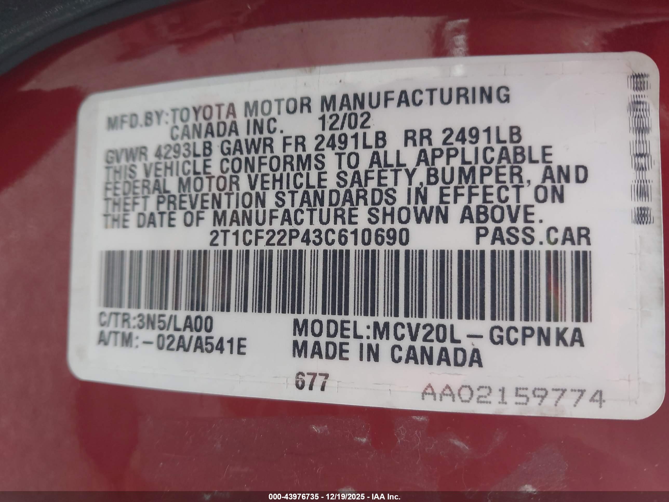TOYOTA CAMRY image 9