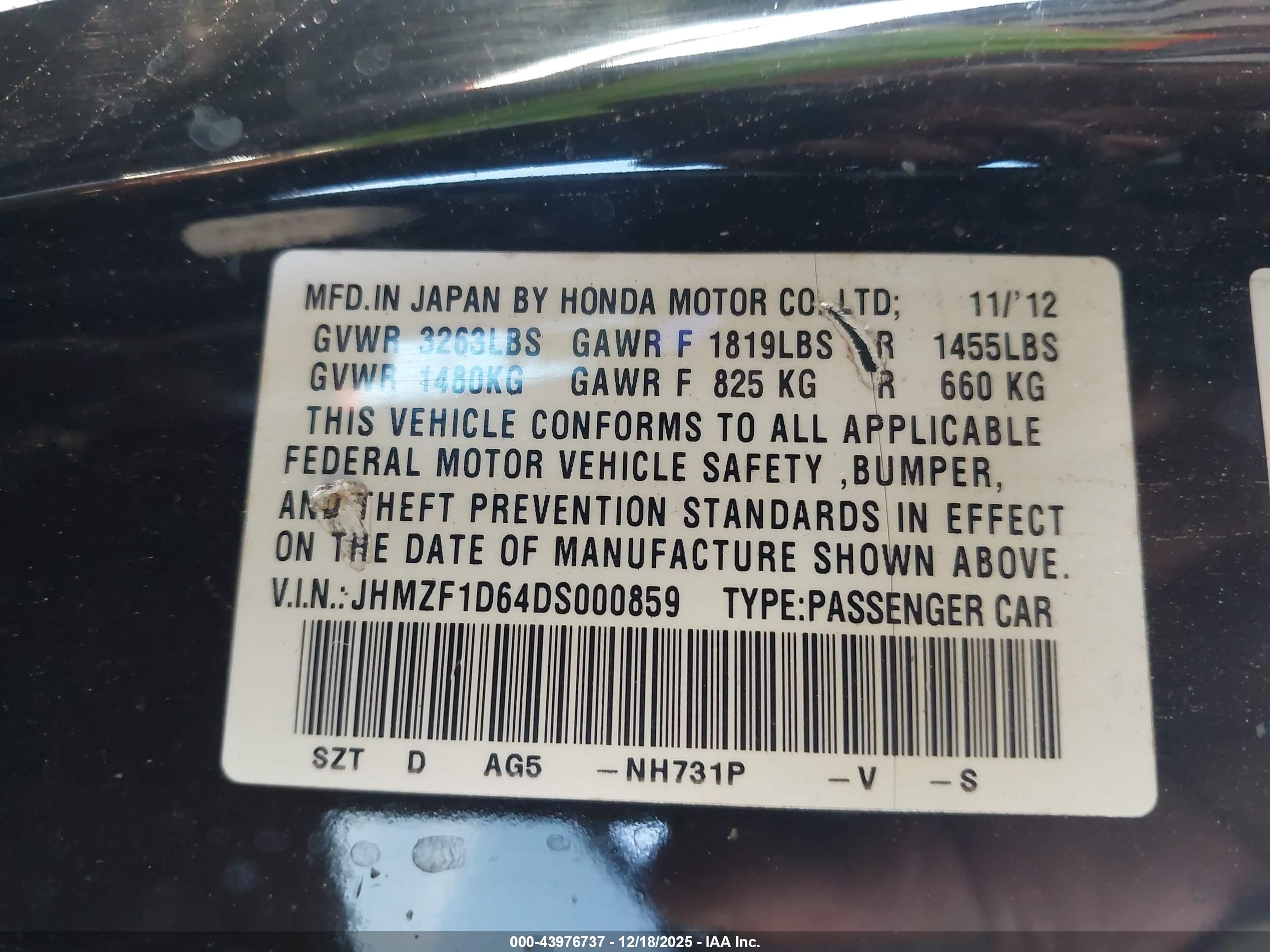 HONDA CR-Z image 9