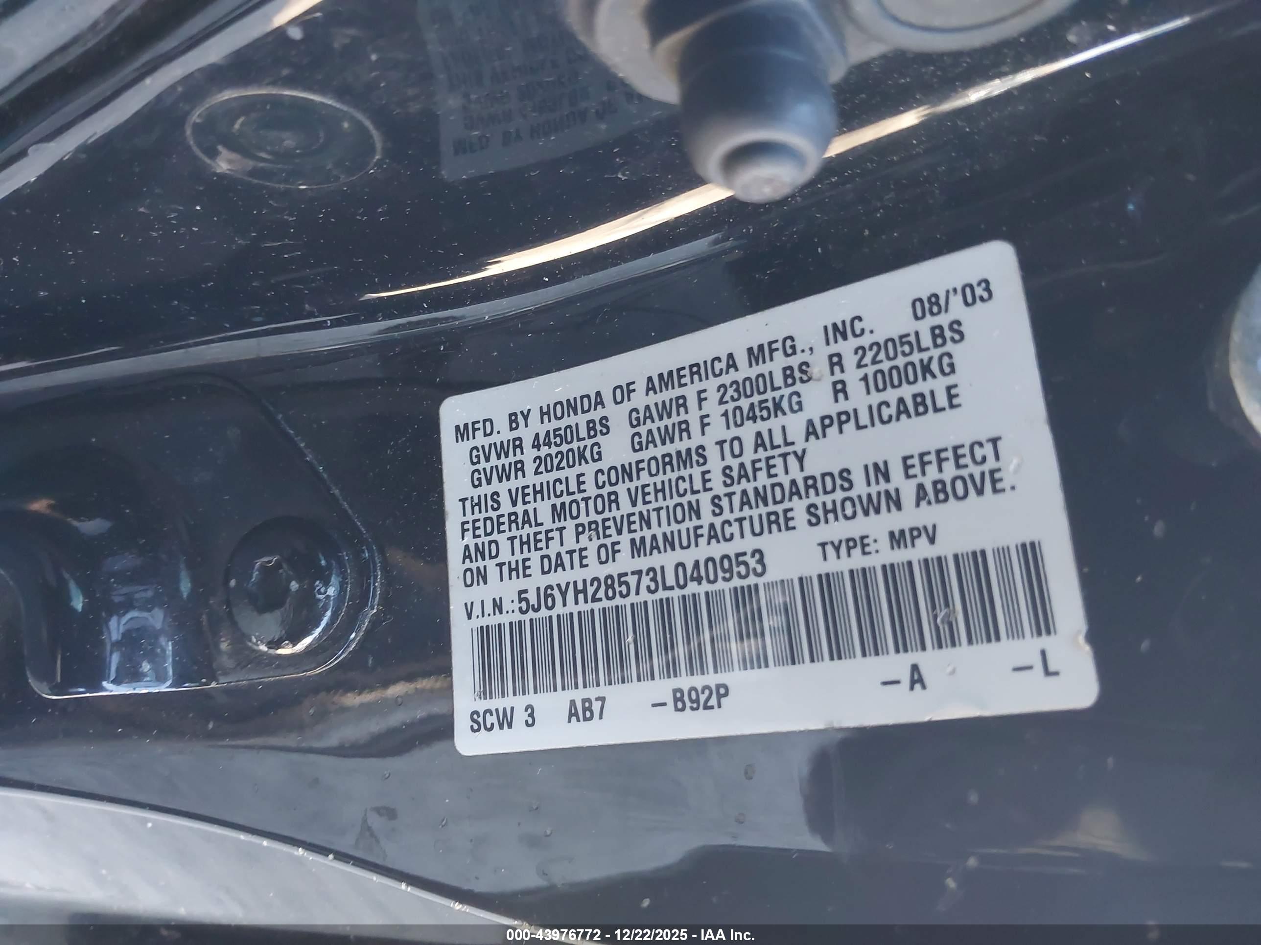 HONDA ELEMENT image 9