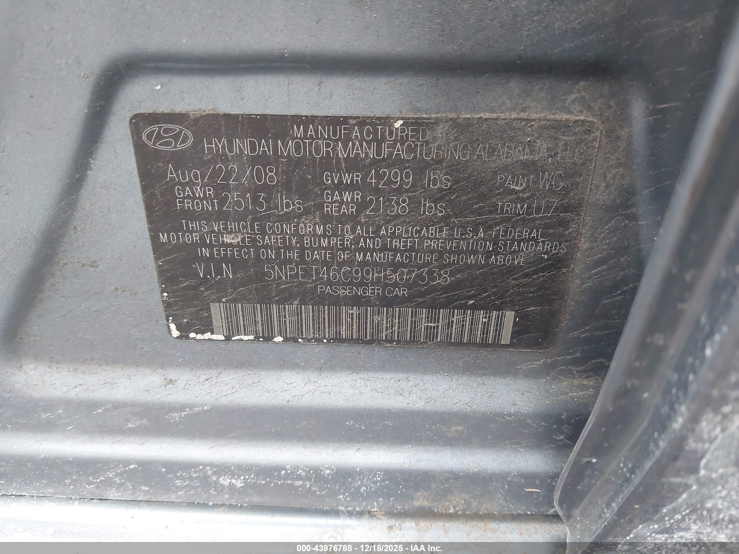HYUNDAI SONATA image 9
