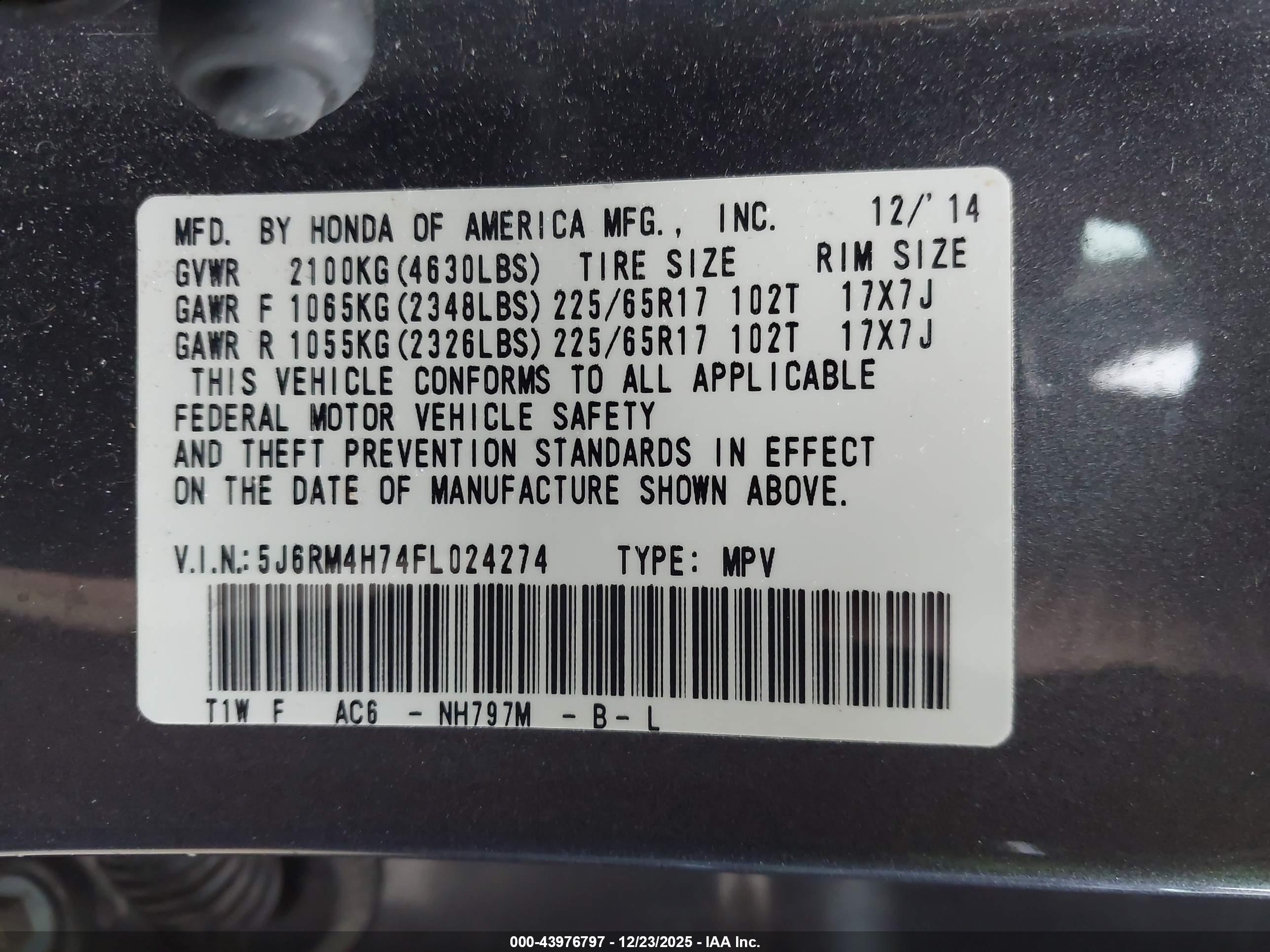 HONDA CR-V image 9