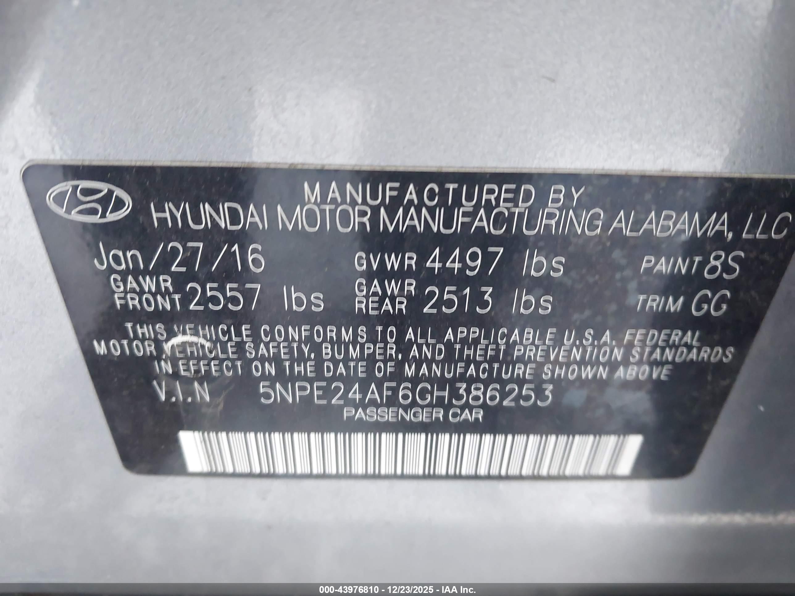 HYUNDAI SONATA image 9