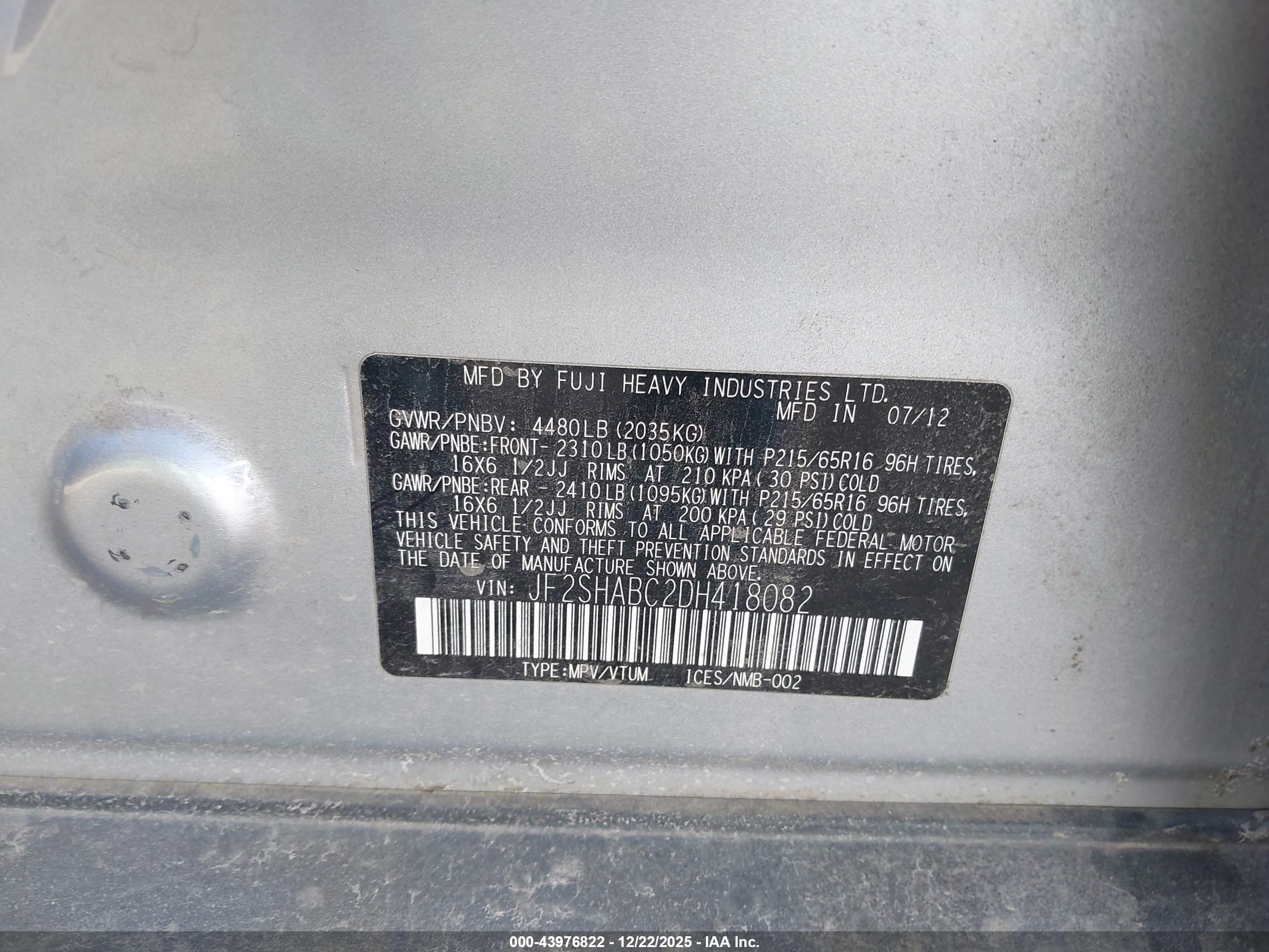 SUBARU FORESTER image 9