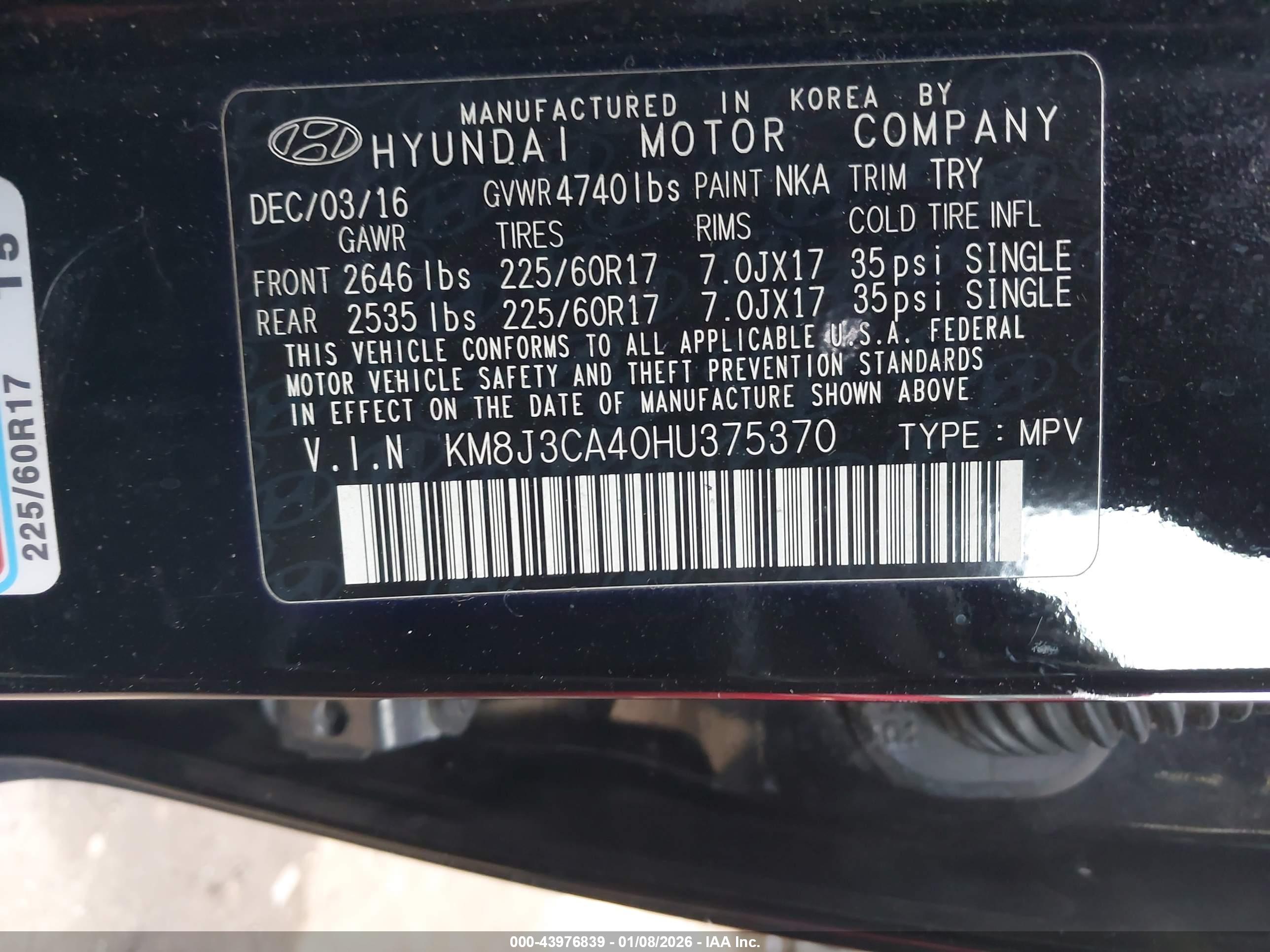 HYUNDAI TUCSON image 9