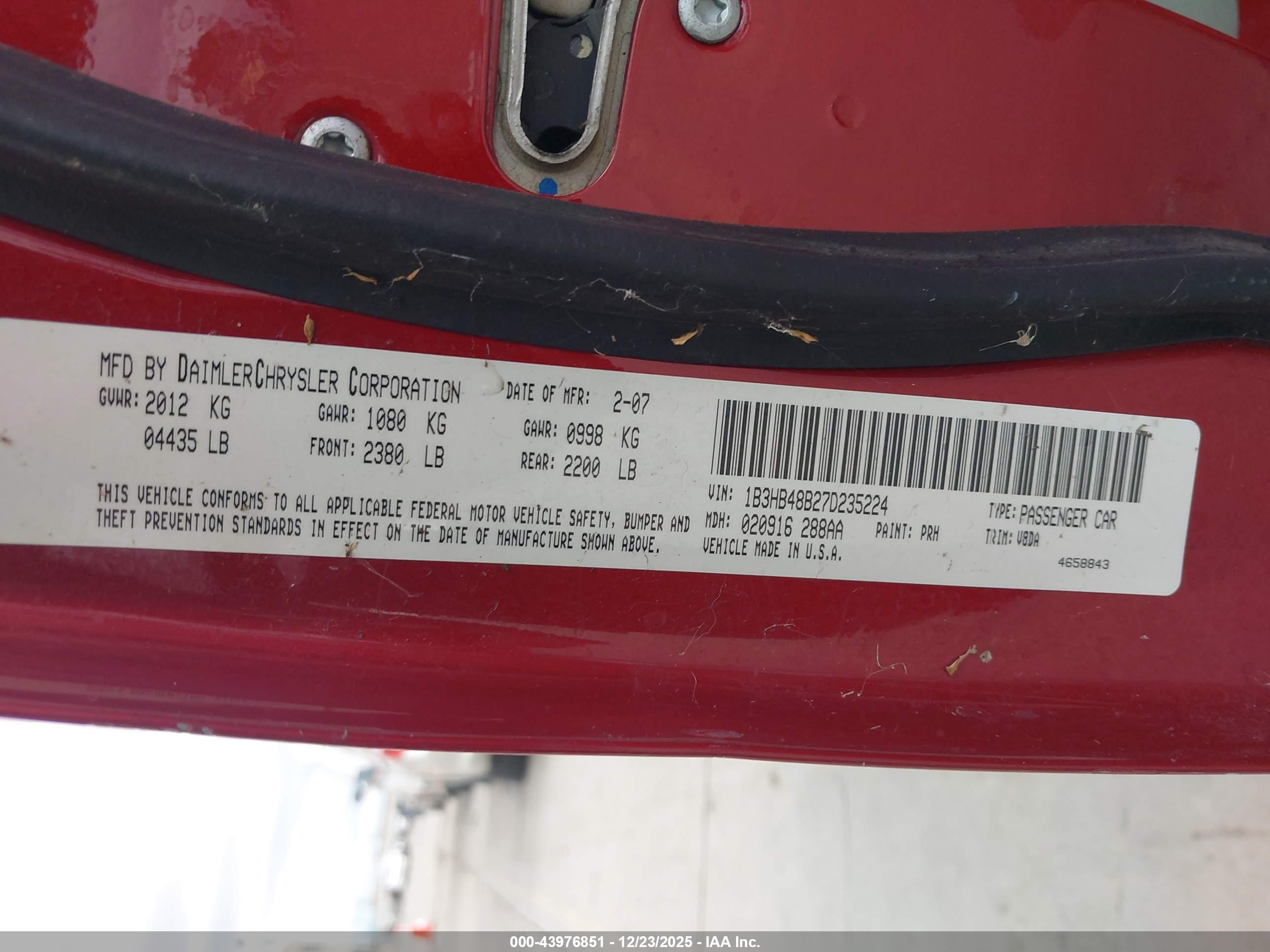 DODGE CALIBER image 9