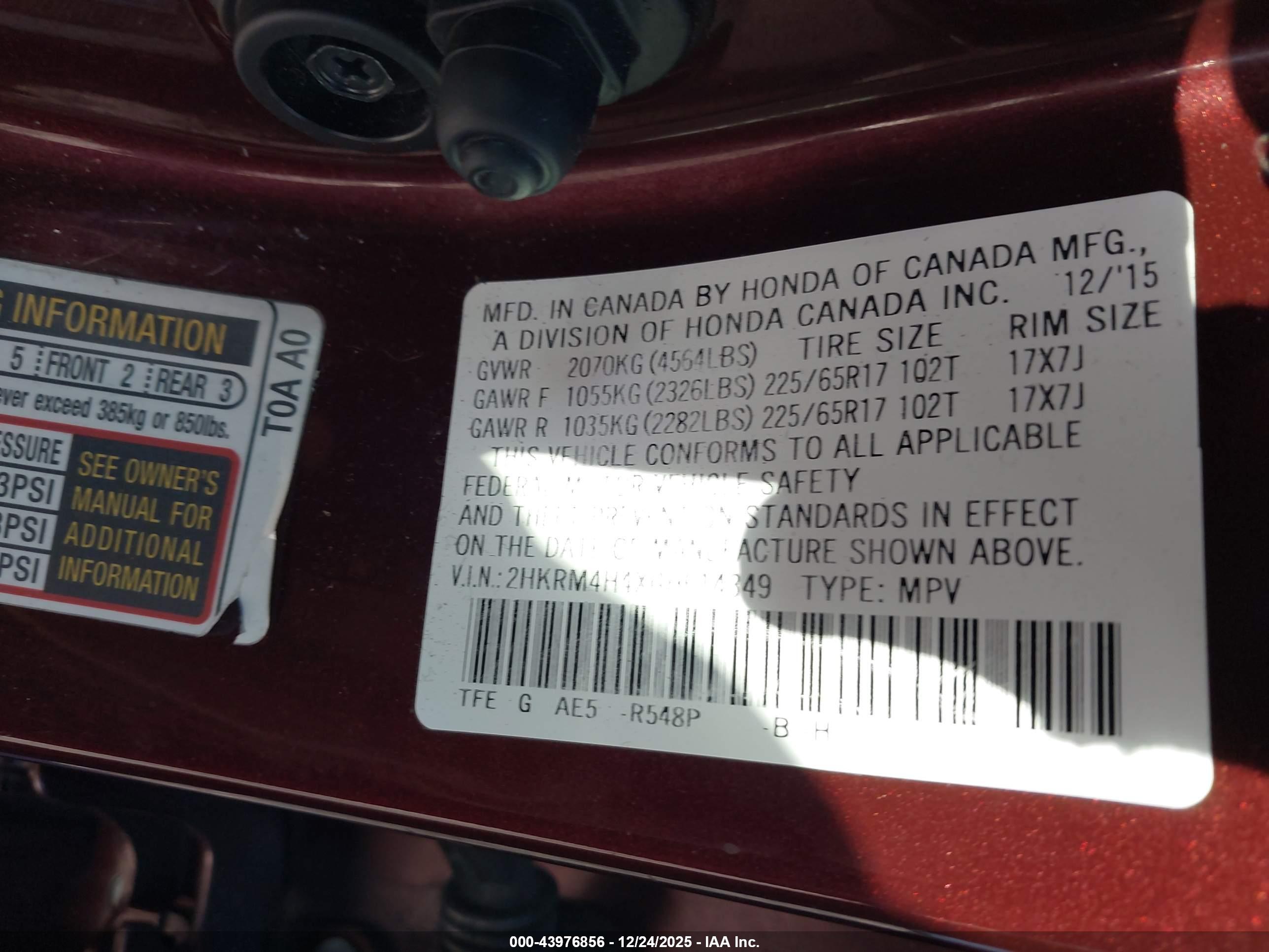 HONDA CR-V image 9