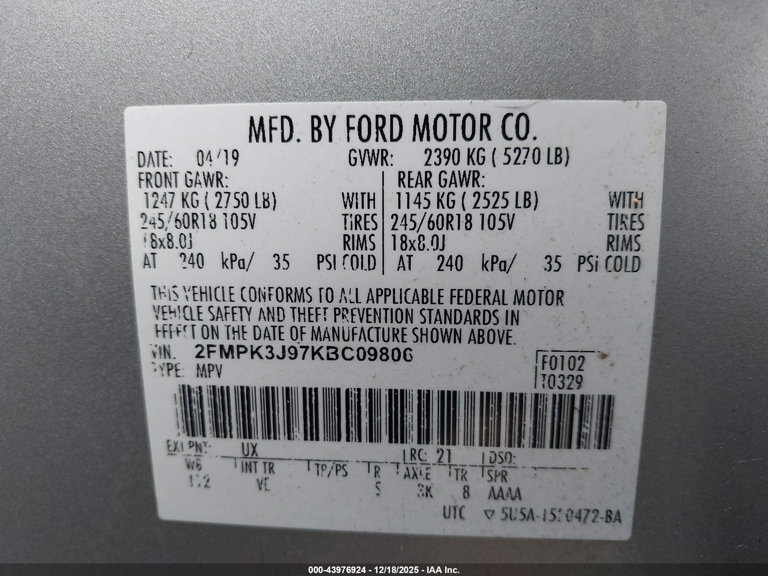 FORD EDGE image 9