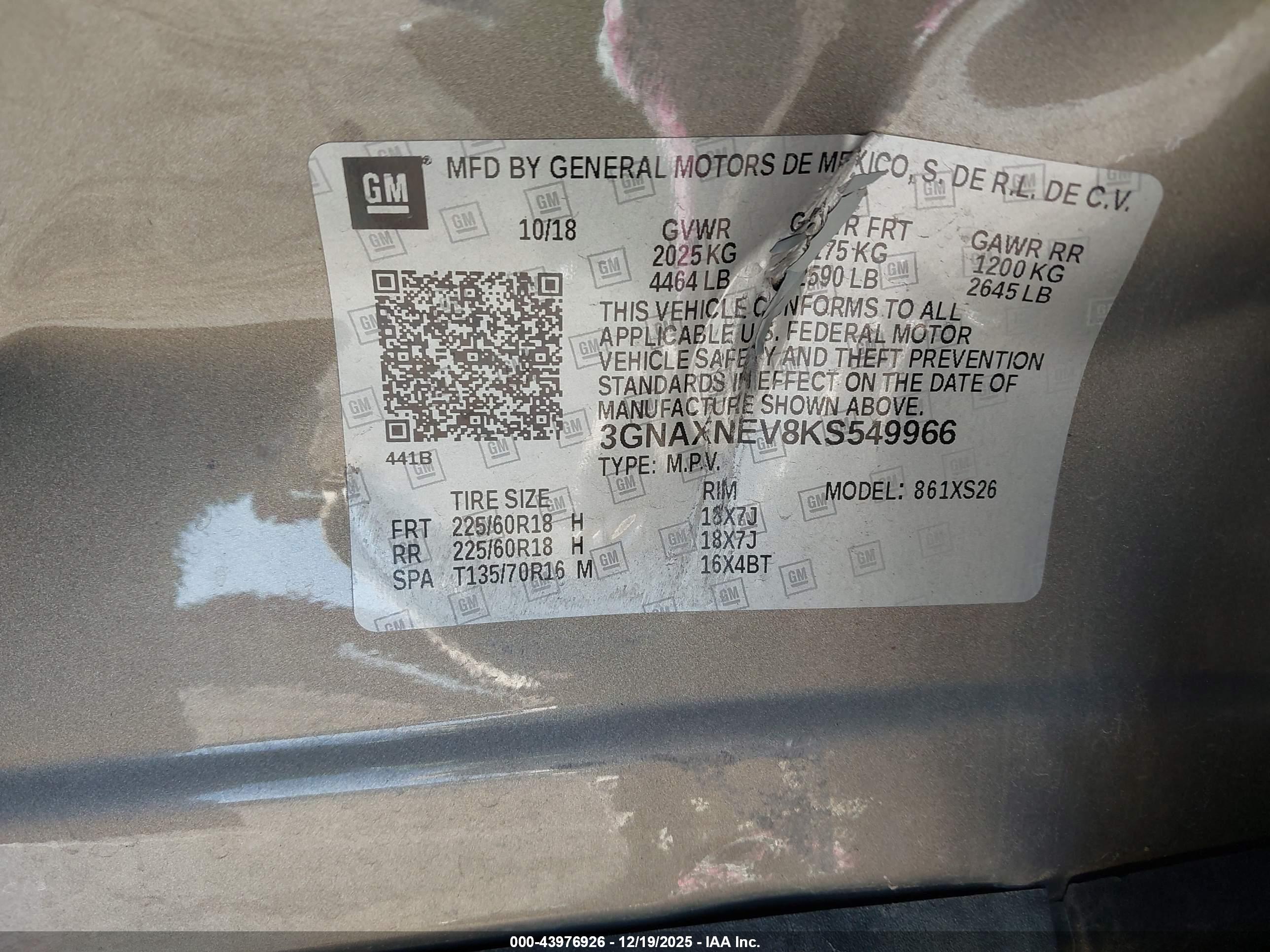CHEVROLET EQUINOX image 9