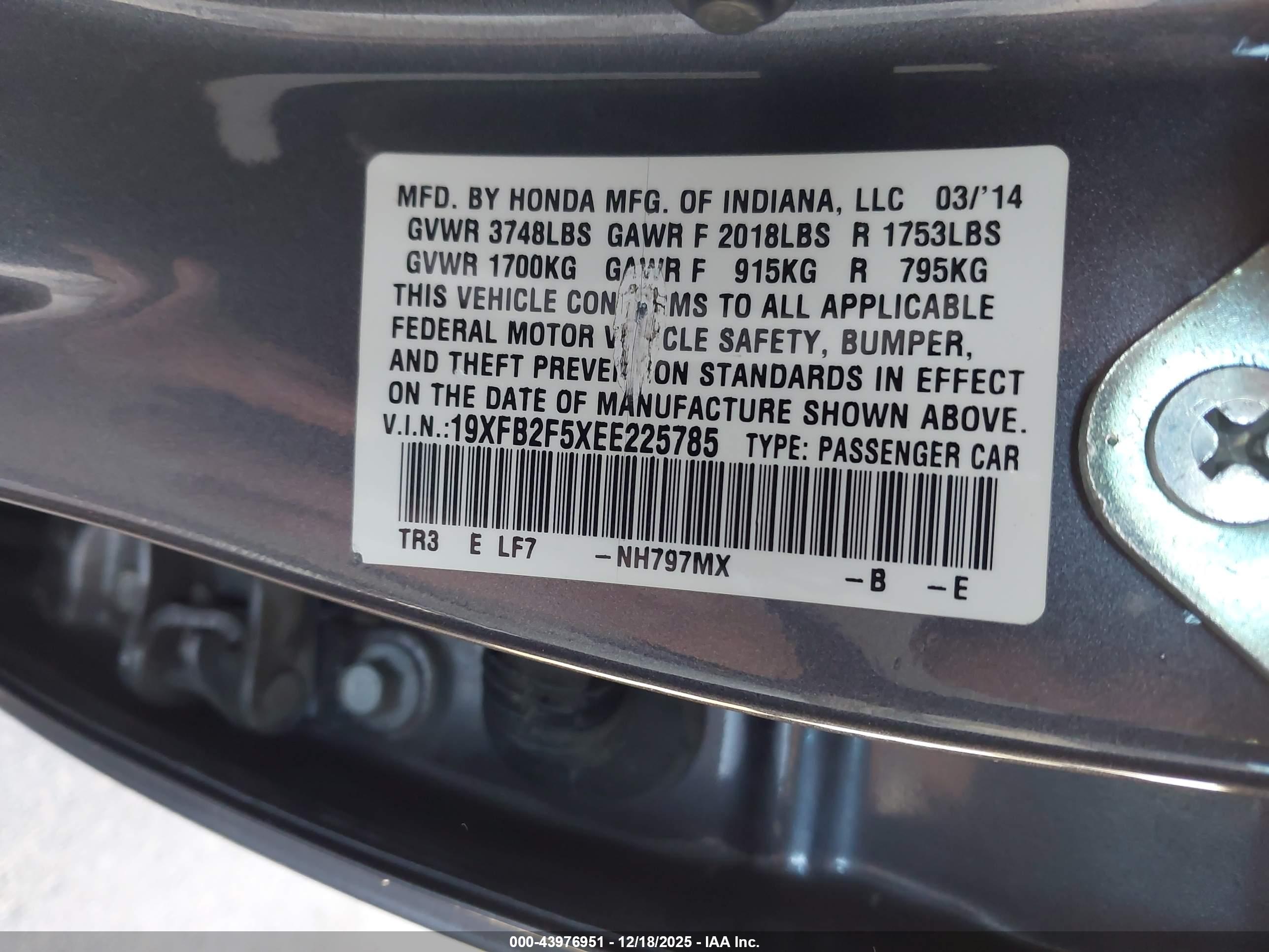 HONDA CIVIC image 9