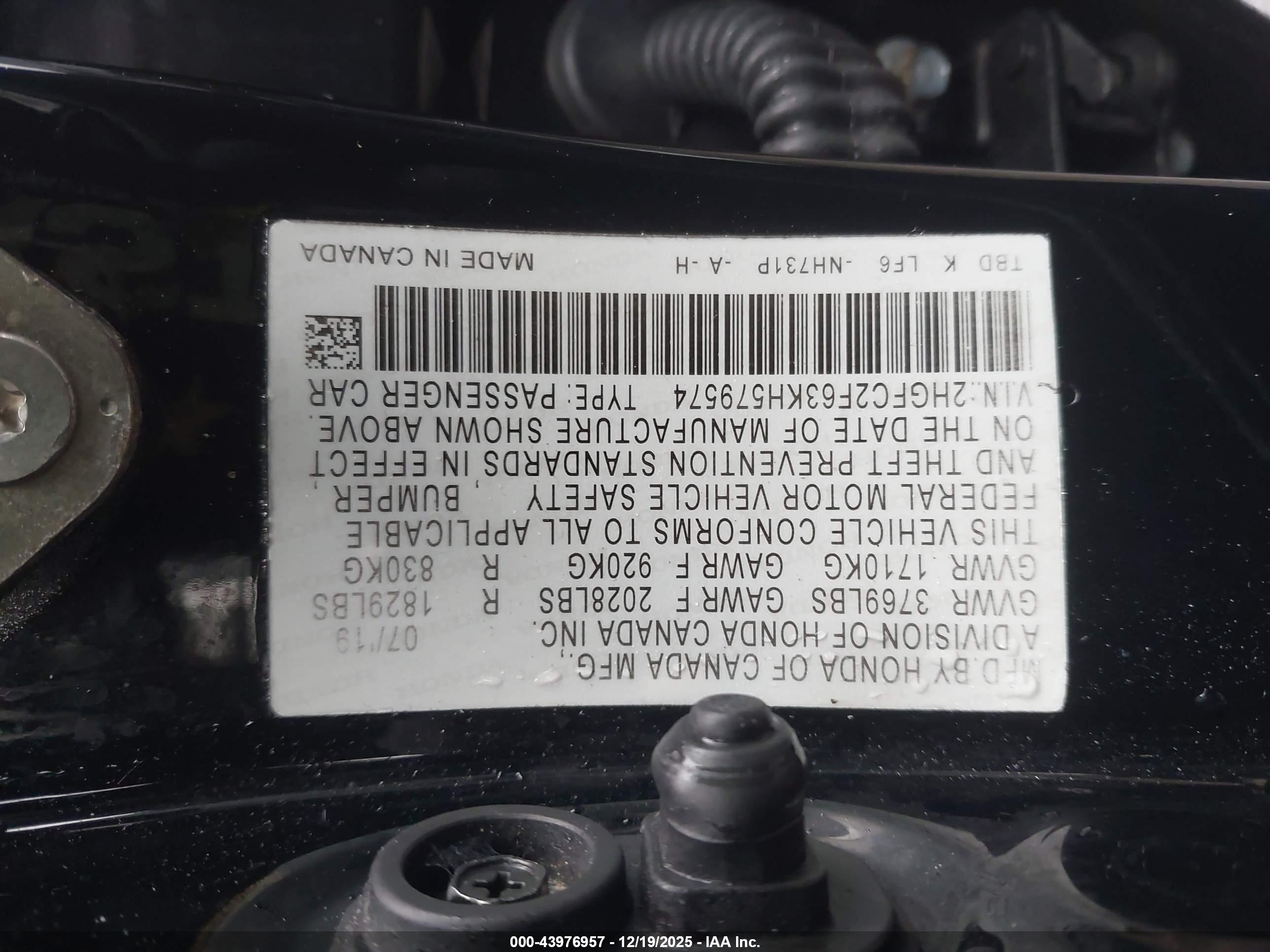 HONDA CIVIC image 9