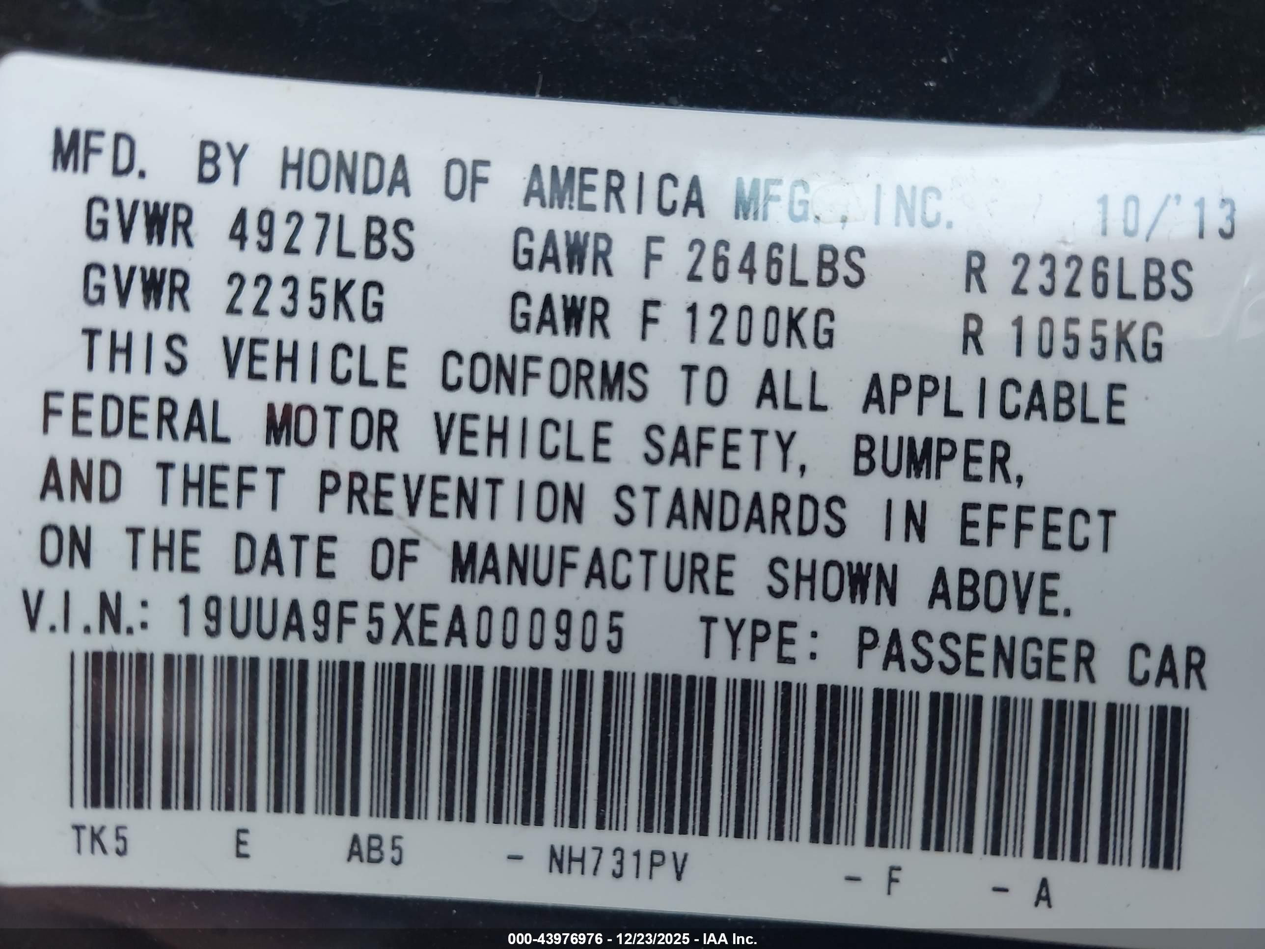 ACURA TL image 9