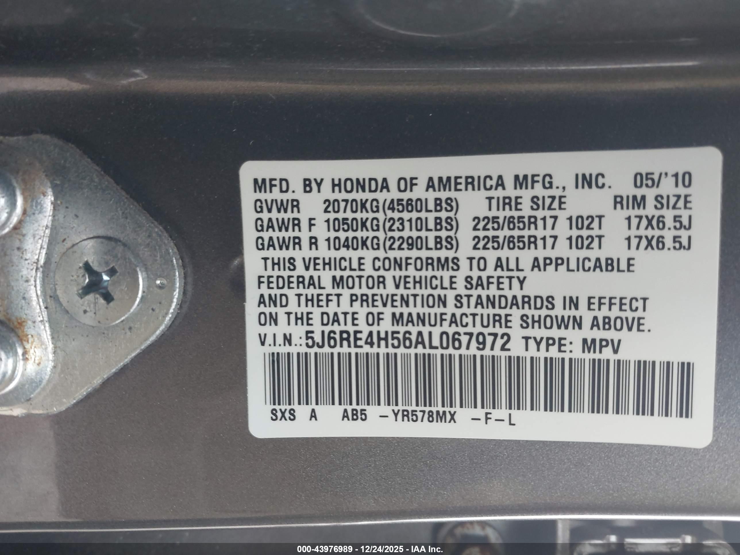 HONDA CR-V image 9