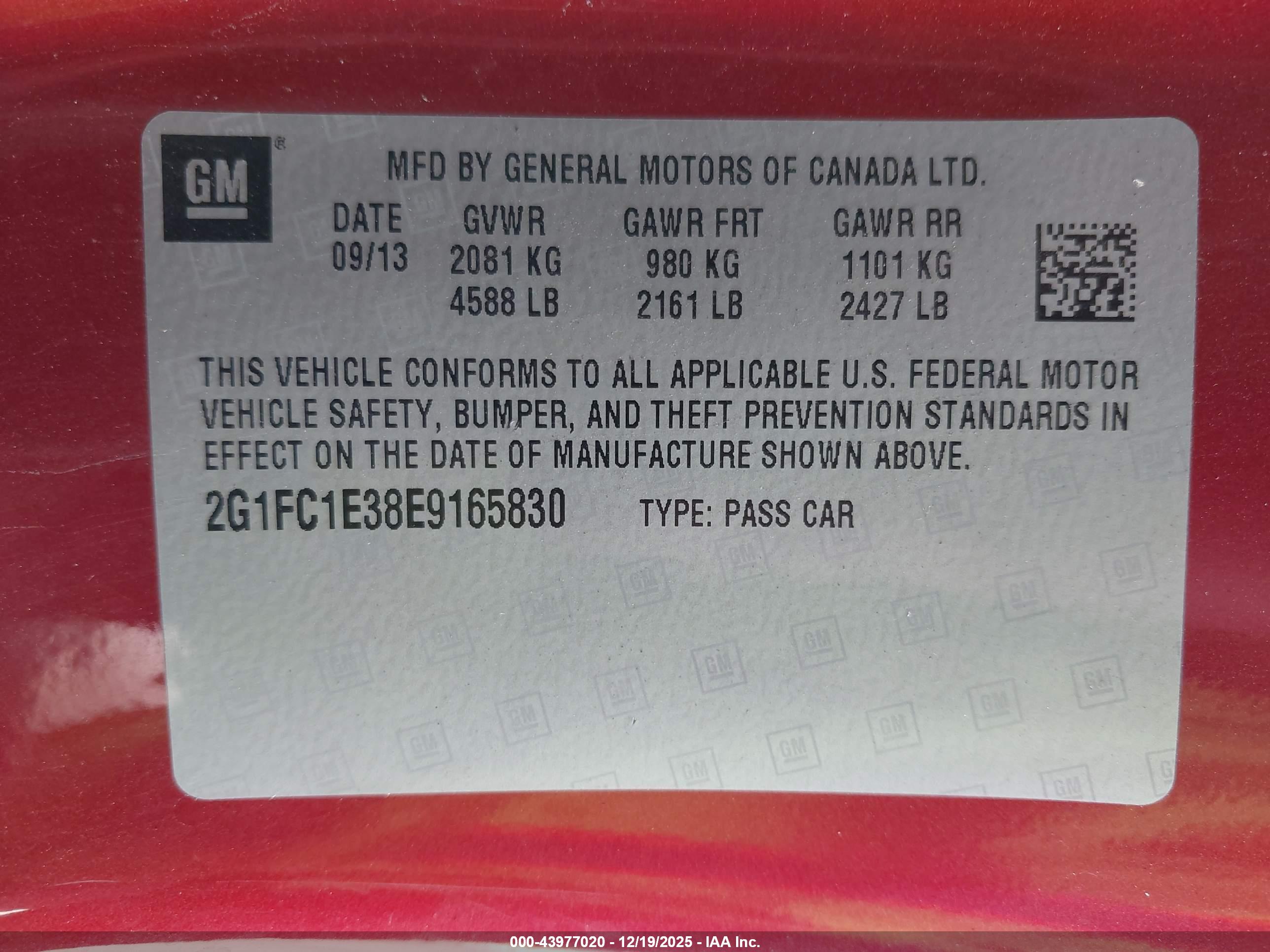 CHEVROLET CAMARO image 9