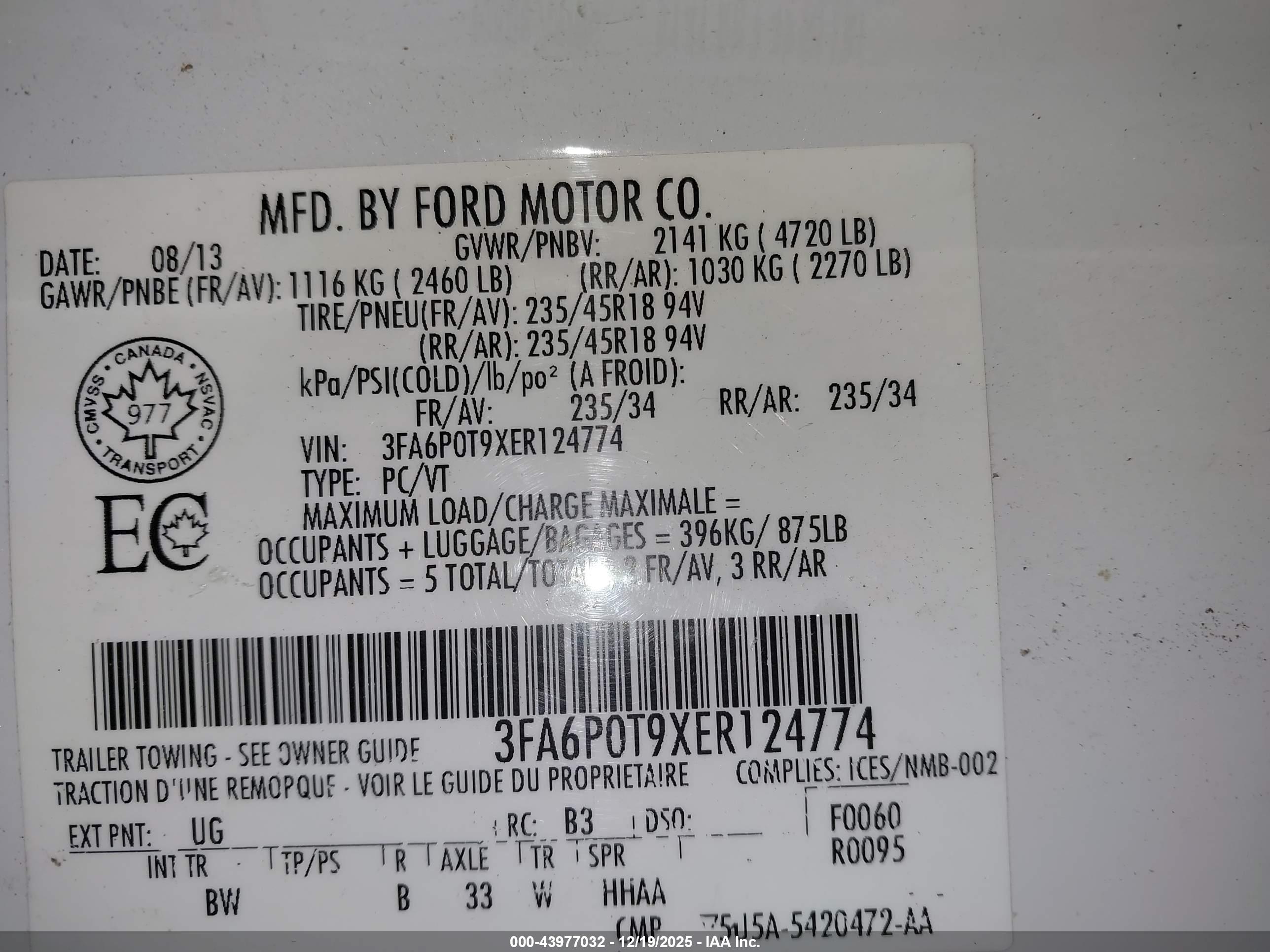 FORD FUSION image 9