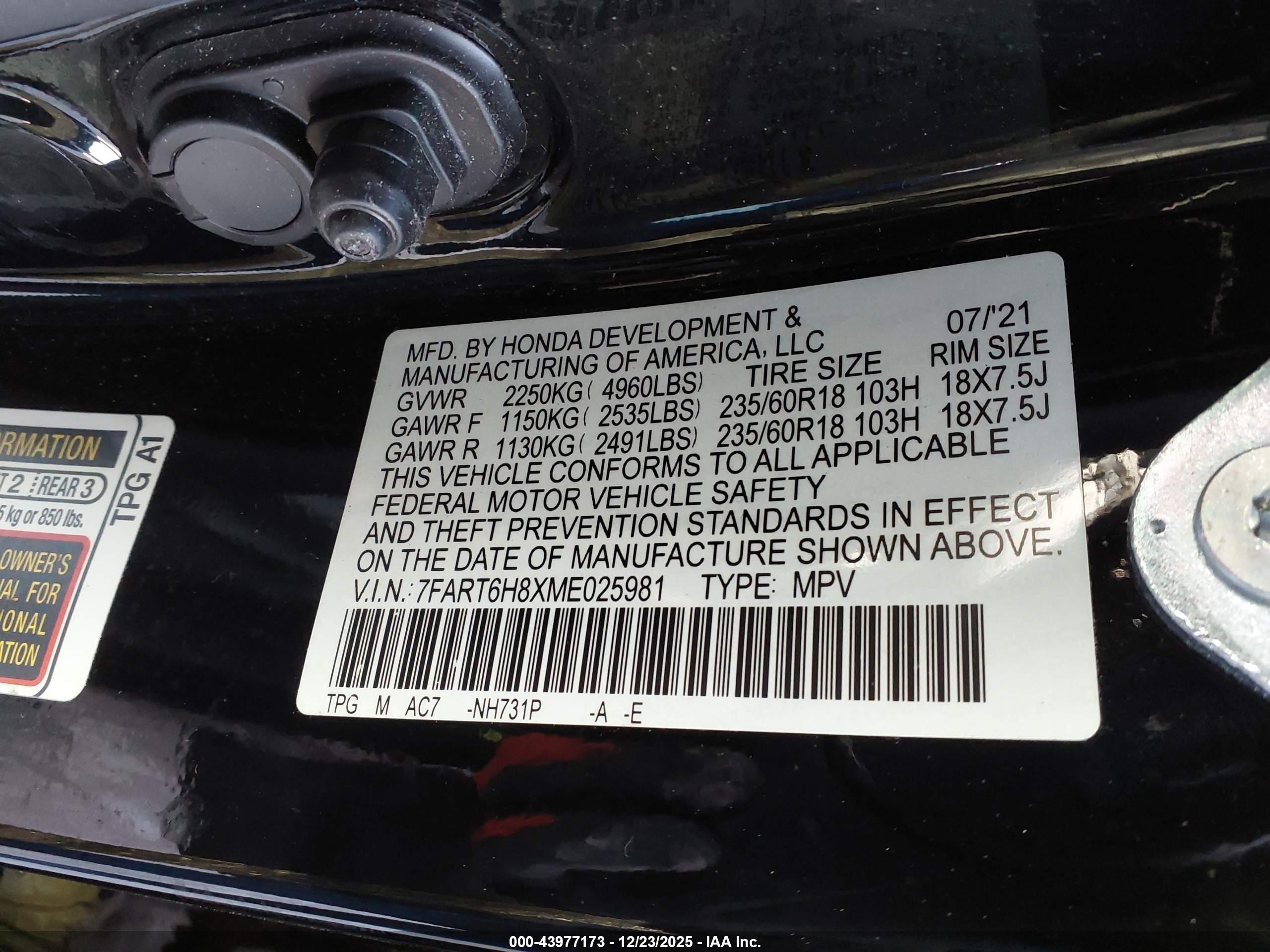 HONDA CR-V image 9
