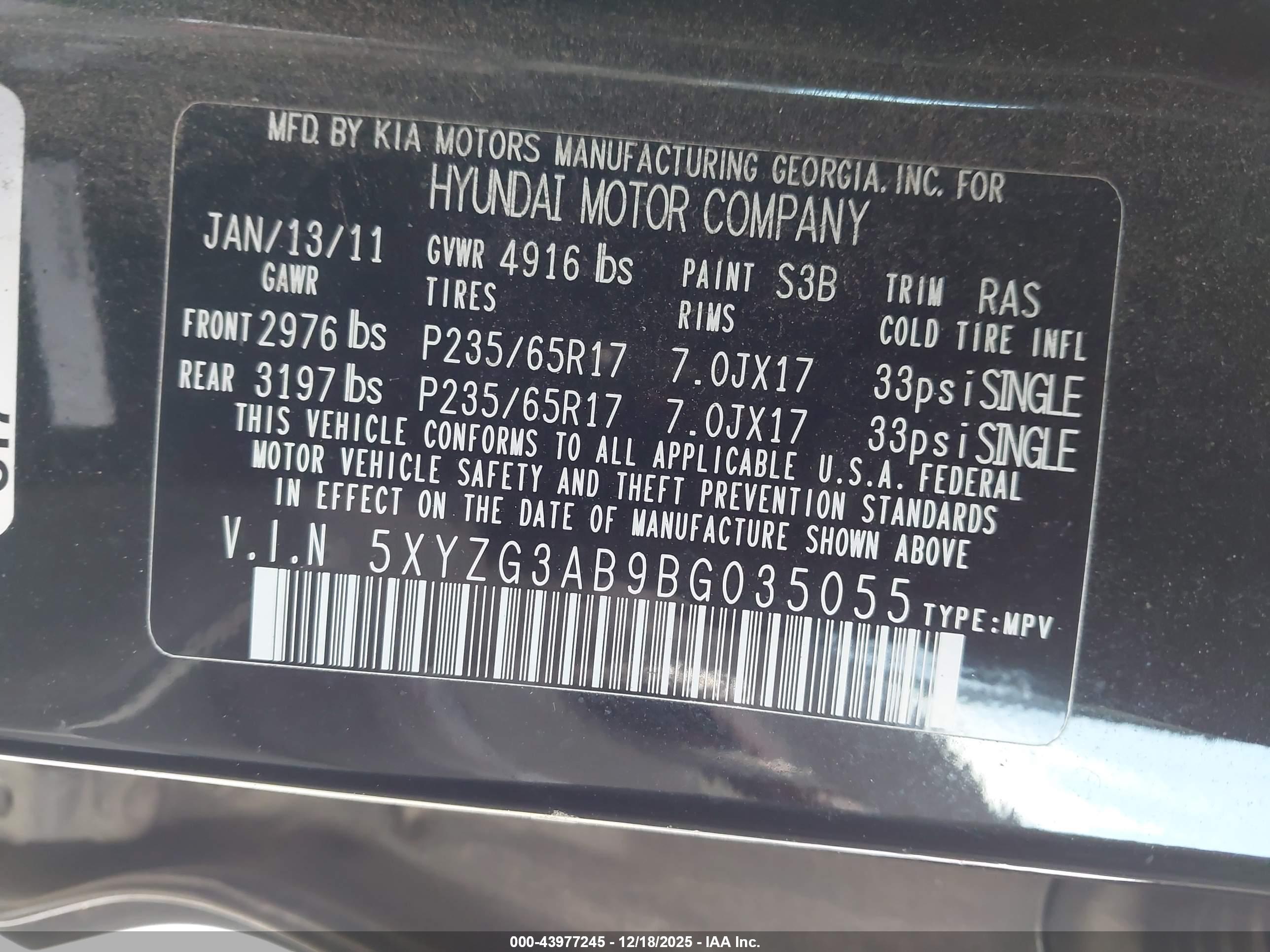 HYUNDAI SANTA image 9