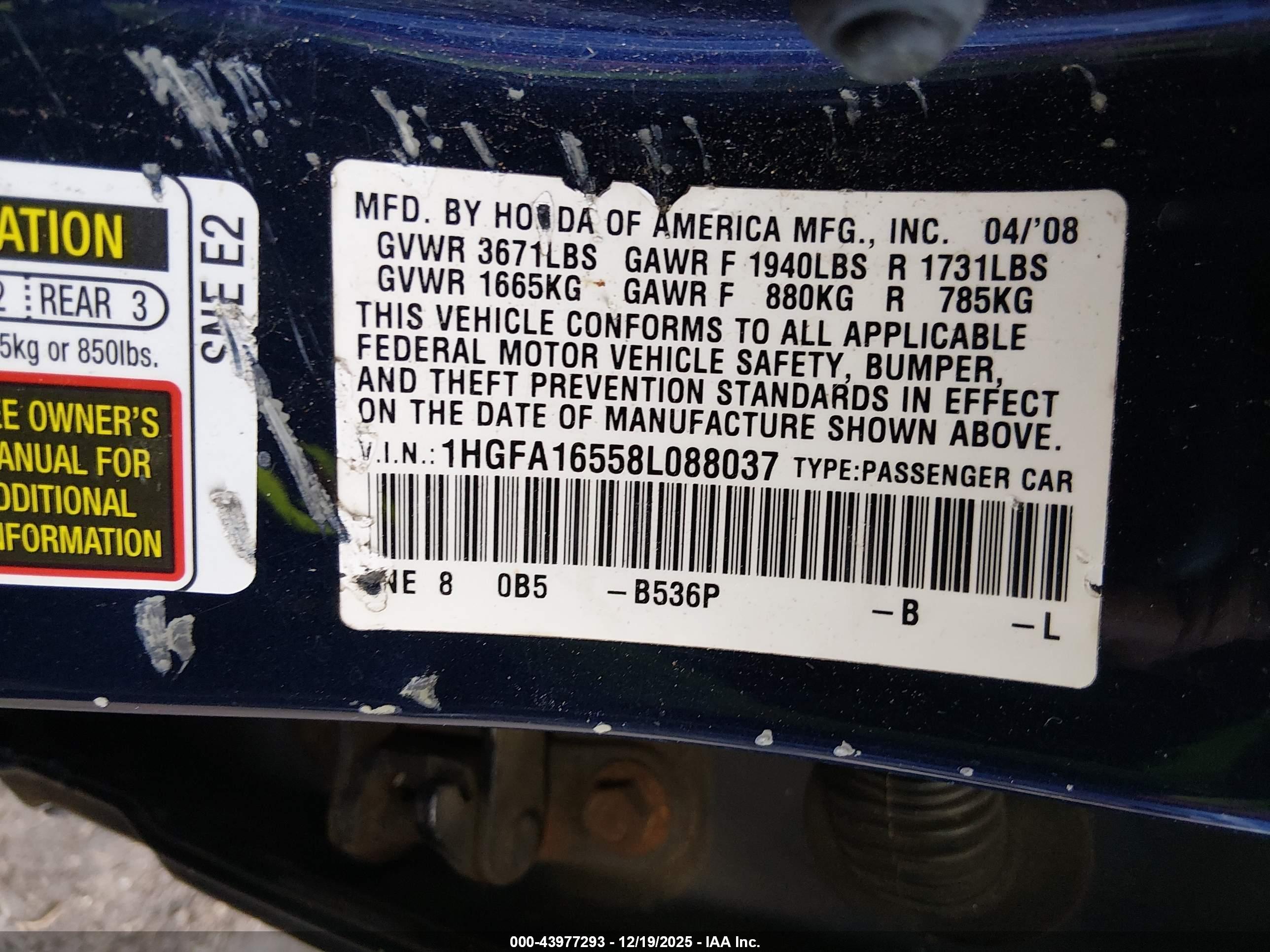 HONDA CIVIC image 9