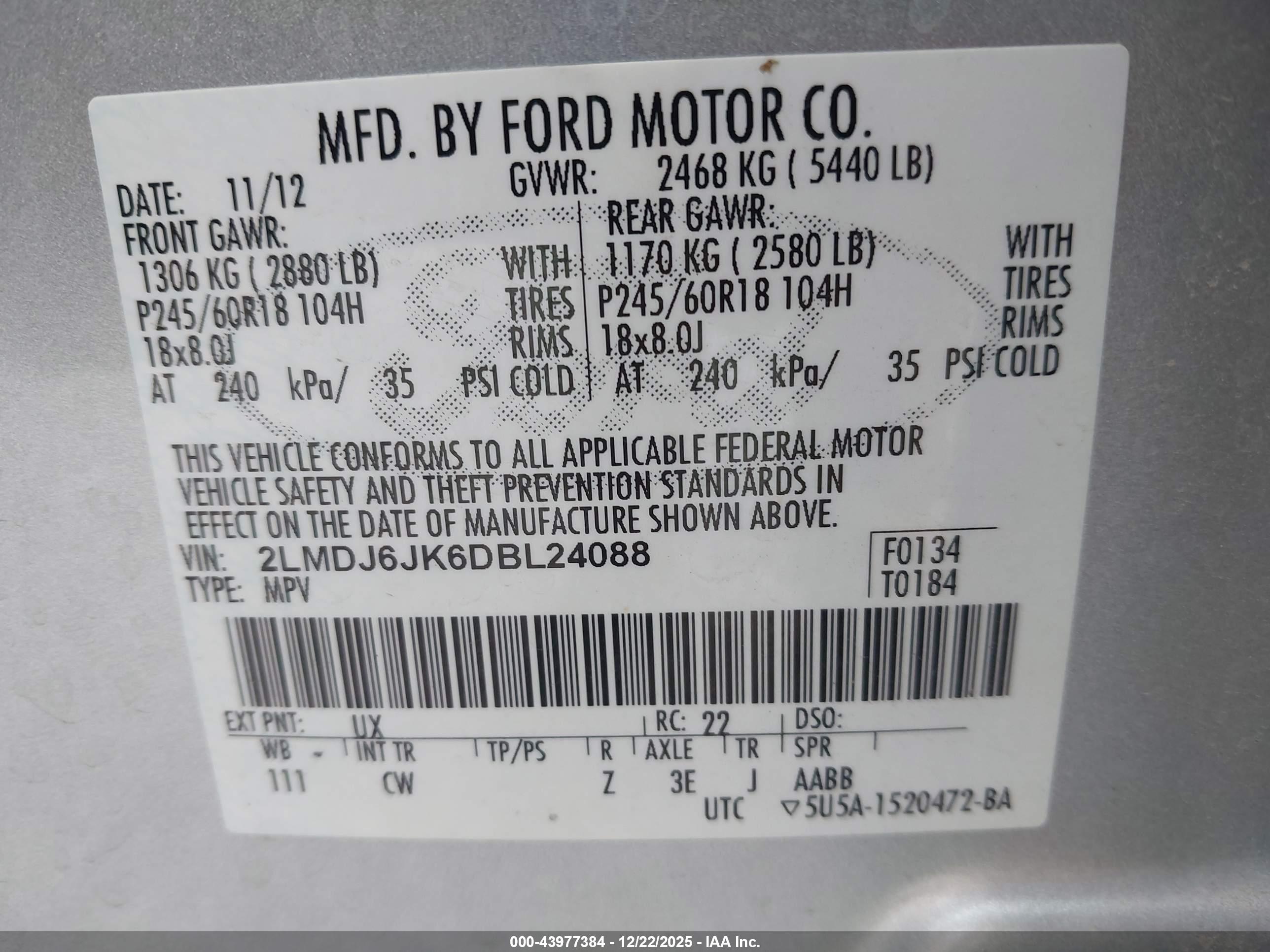 LINCOLN MKX image 9