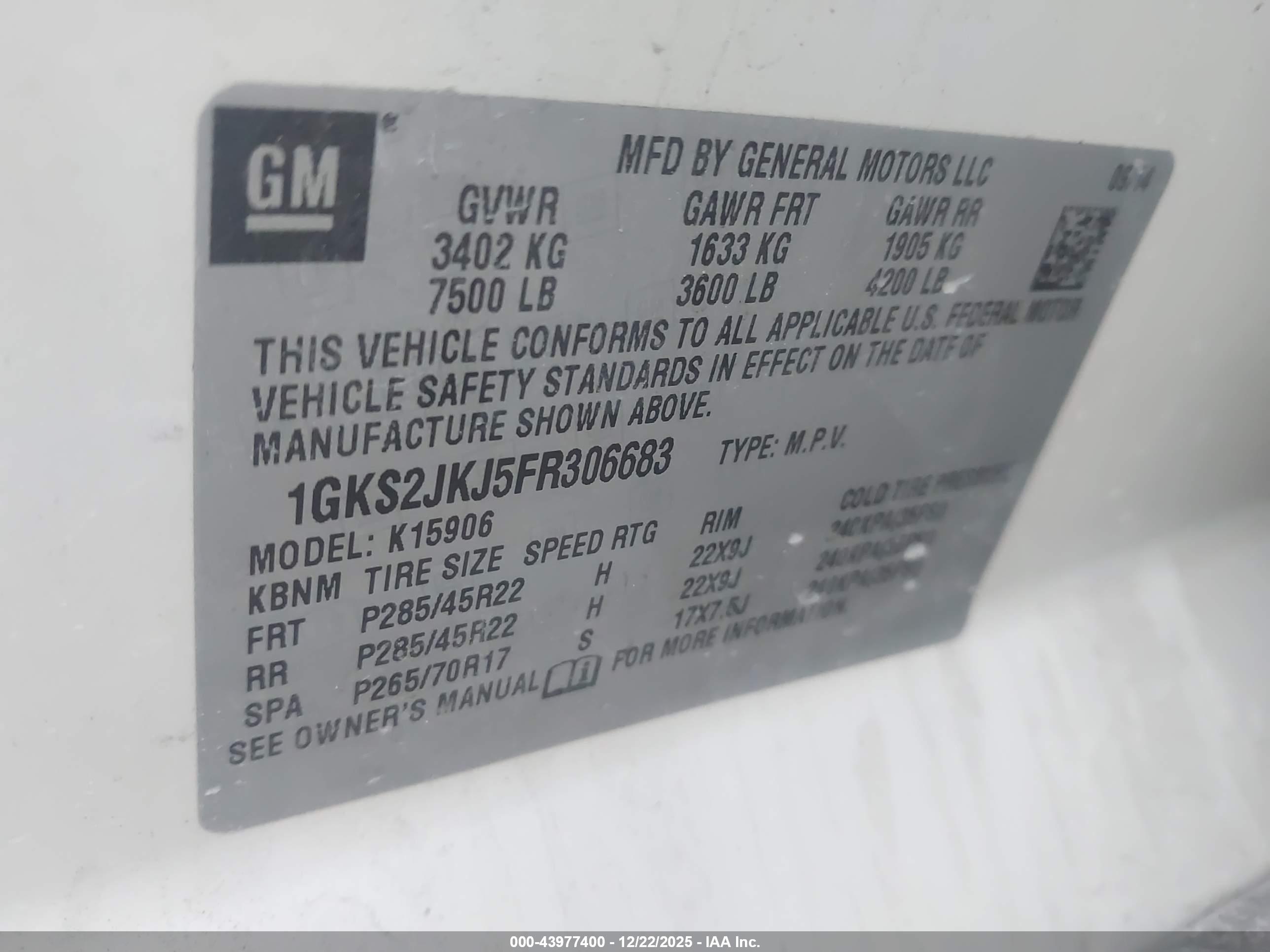 GMC YUKON image 9