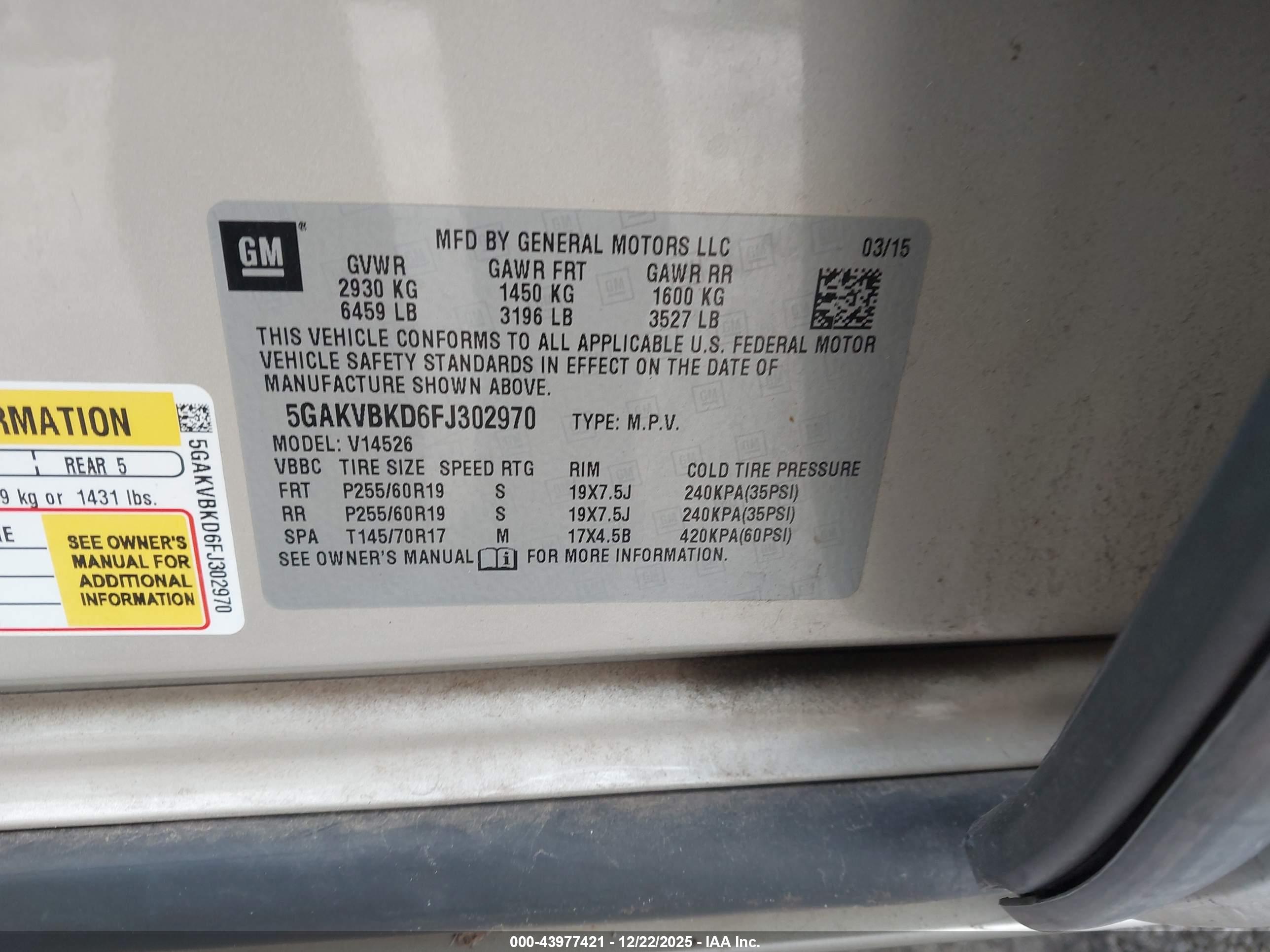 BUICK ENCLAVE image 9