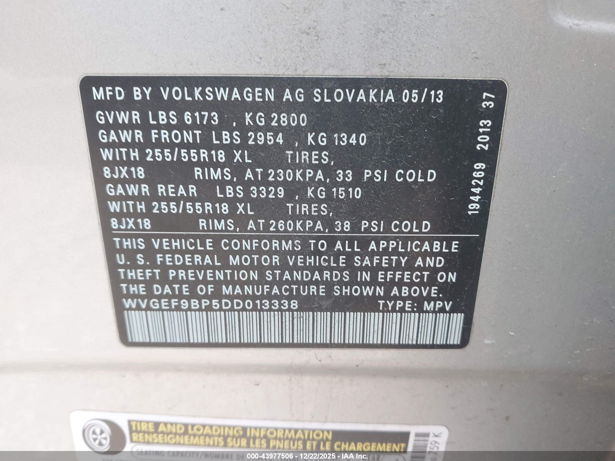 VOLKSWAGEN TOUAREG image 9