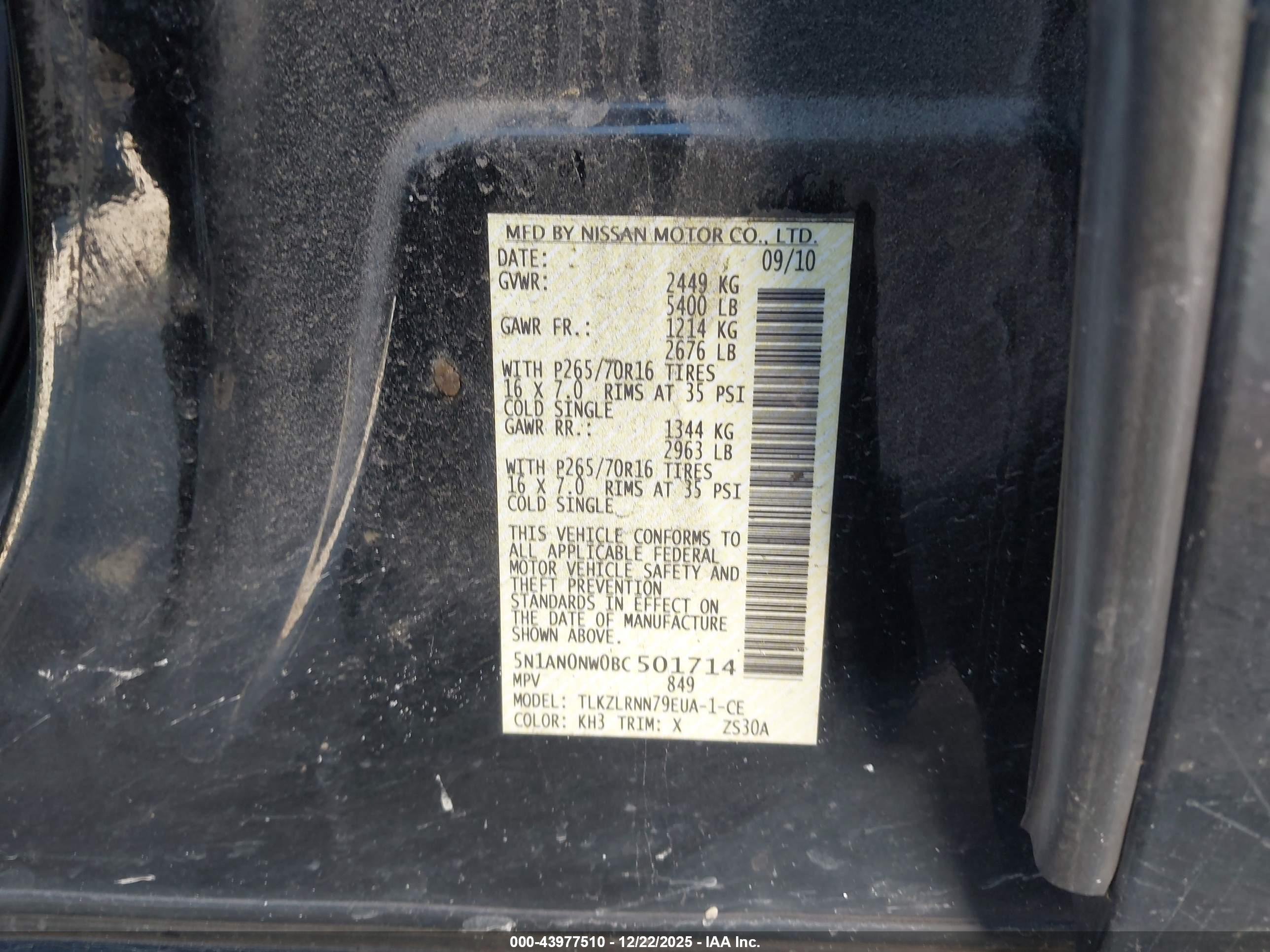 NISSAN XTERRA image 9
