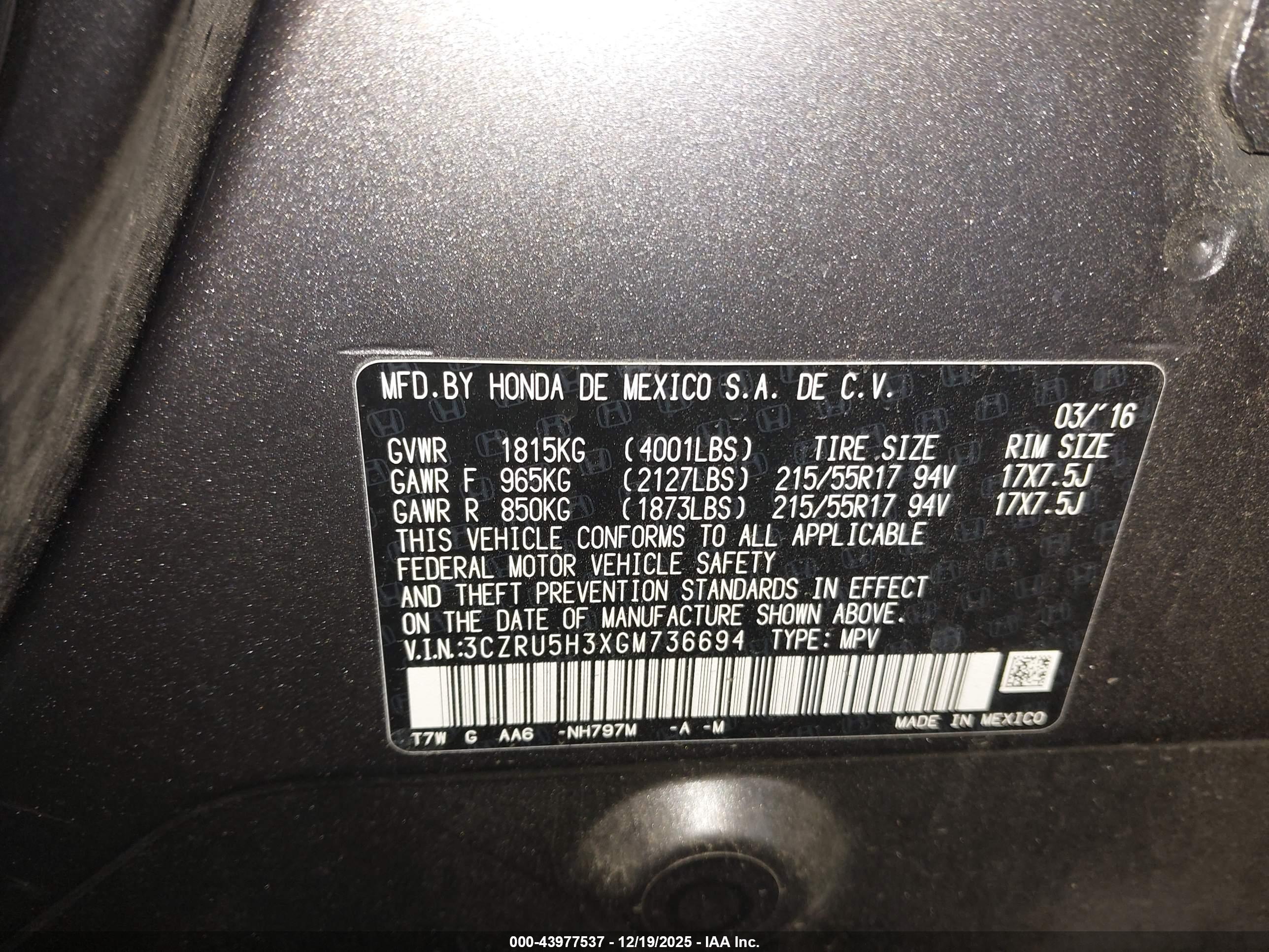 HONDA HR-V image 9