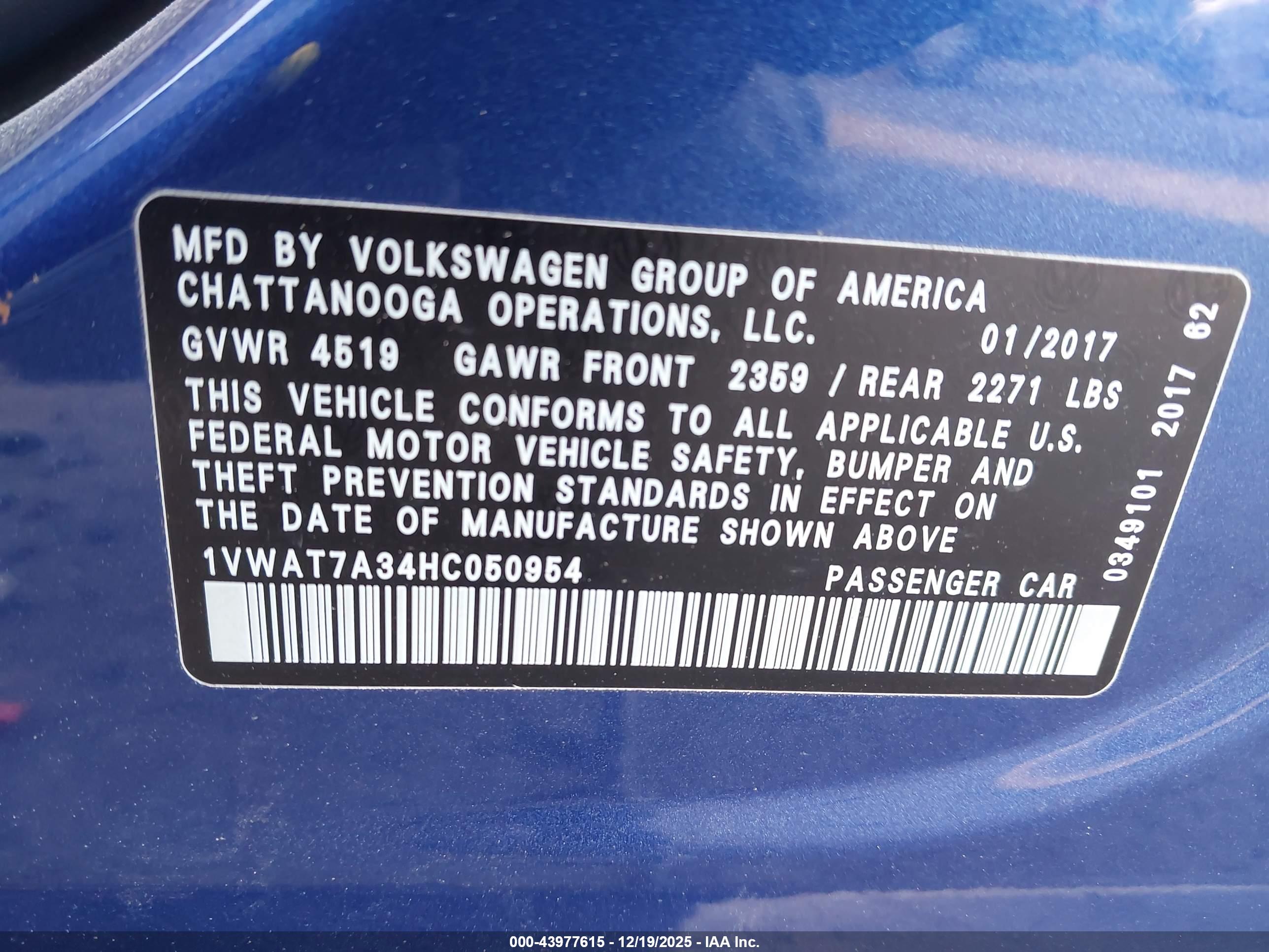 VOLKSWAGEN PASSAT image 9