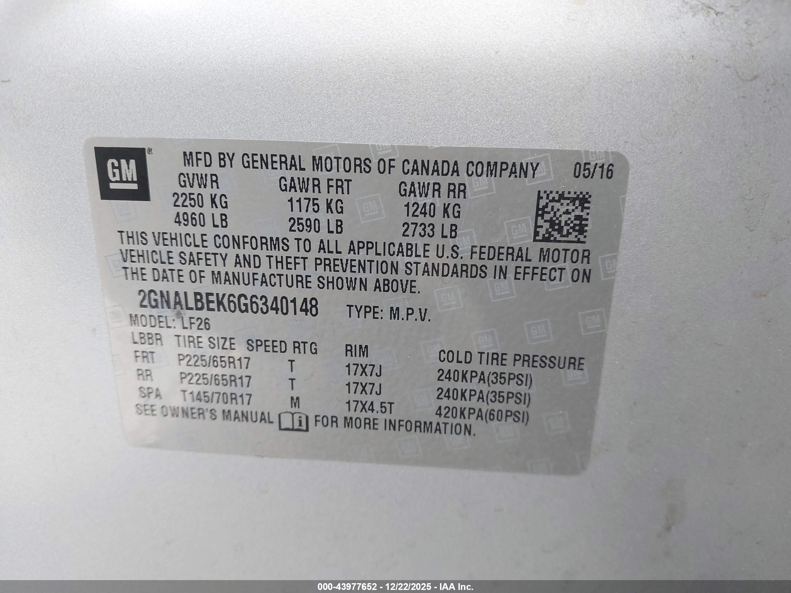 CHEVROLET EQUINOX image 9