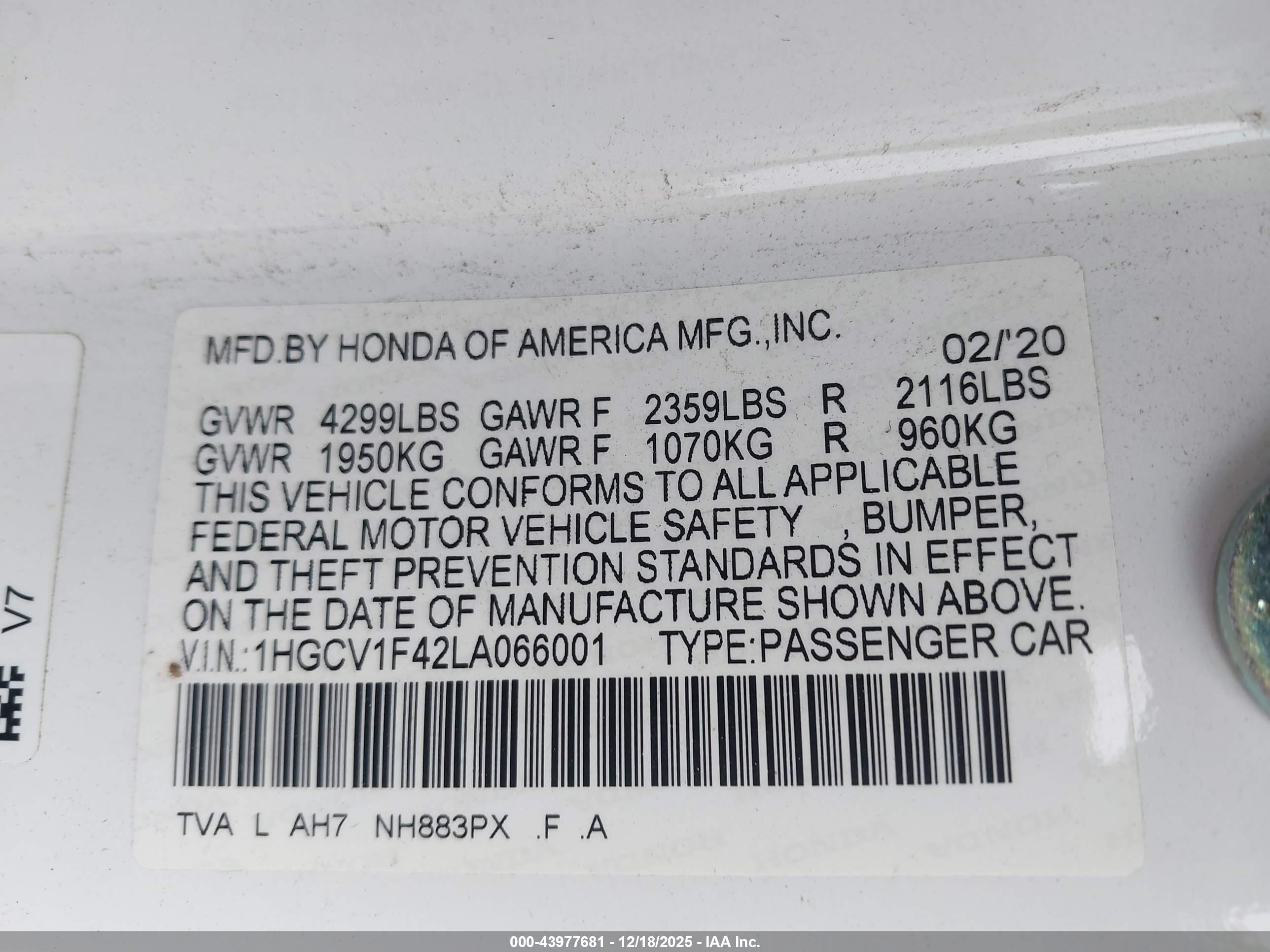 HONDA ACCORD image 9