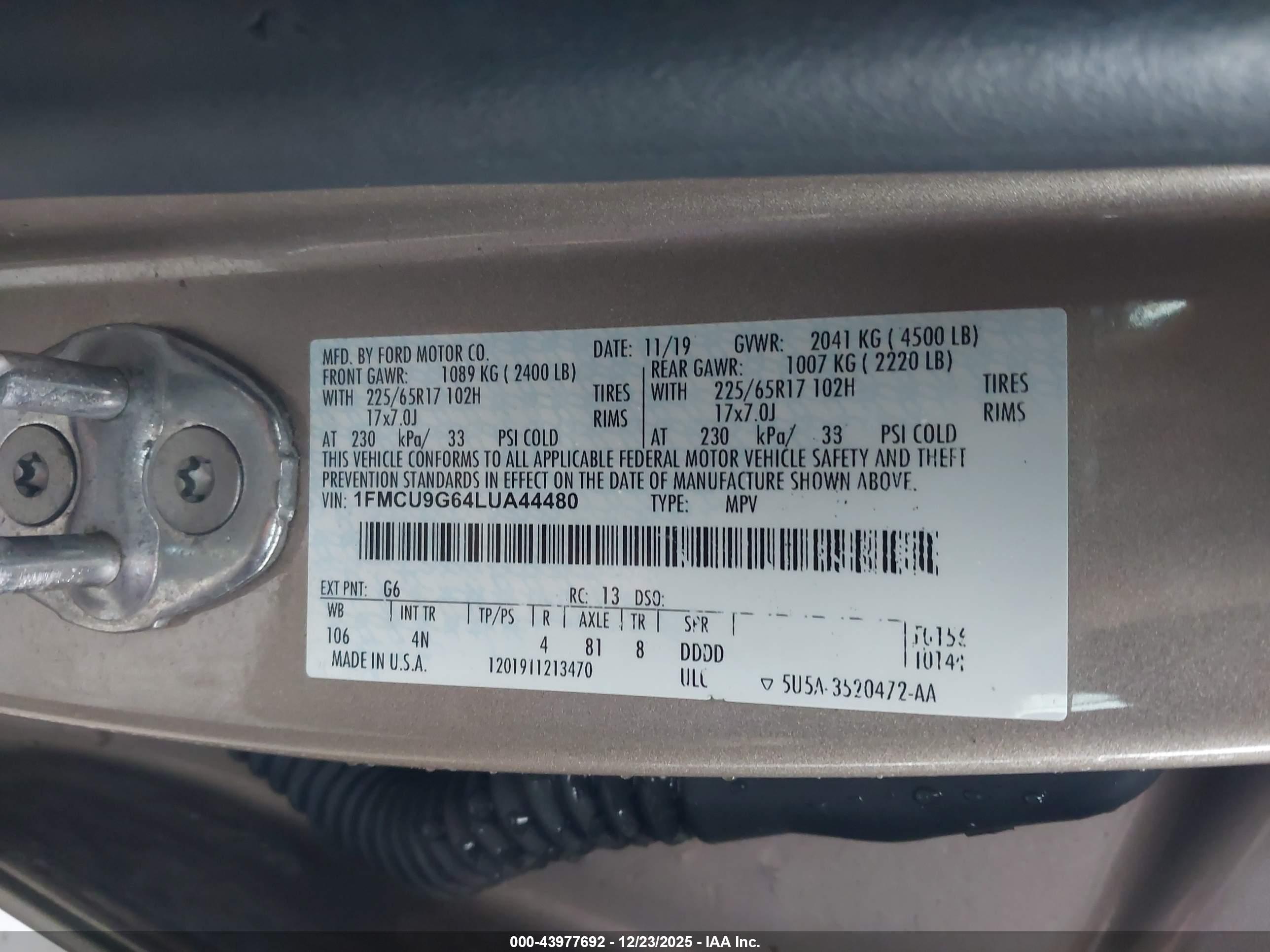 FORD ESCAPE image 9