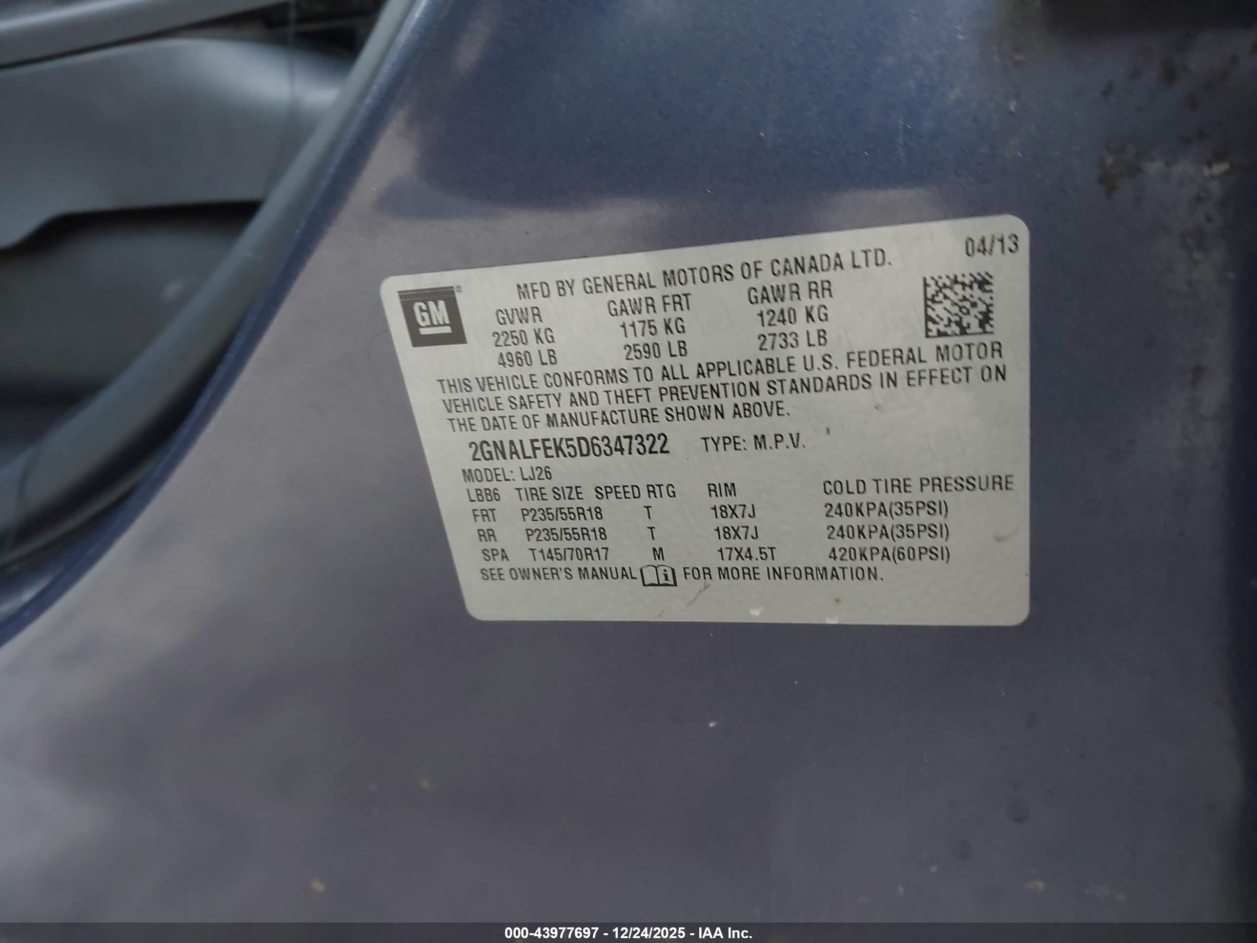 CHEVROLET EQUINOX image 9