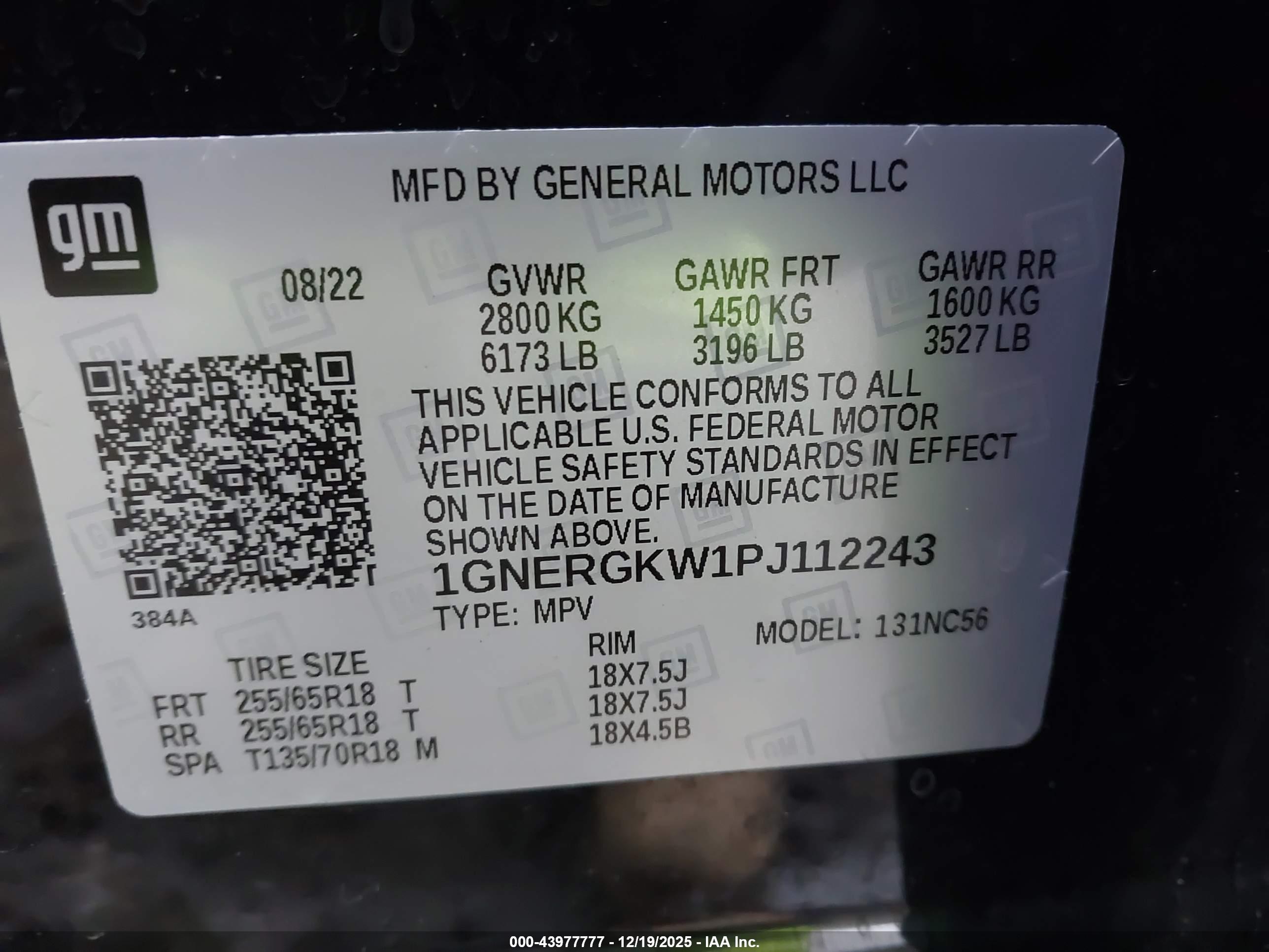 CHEVROLET TRAVERSE image 9
