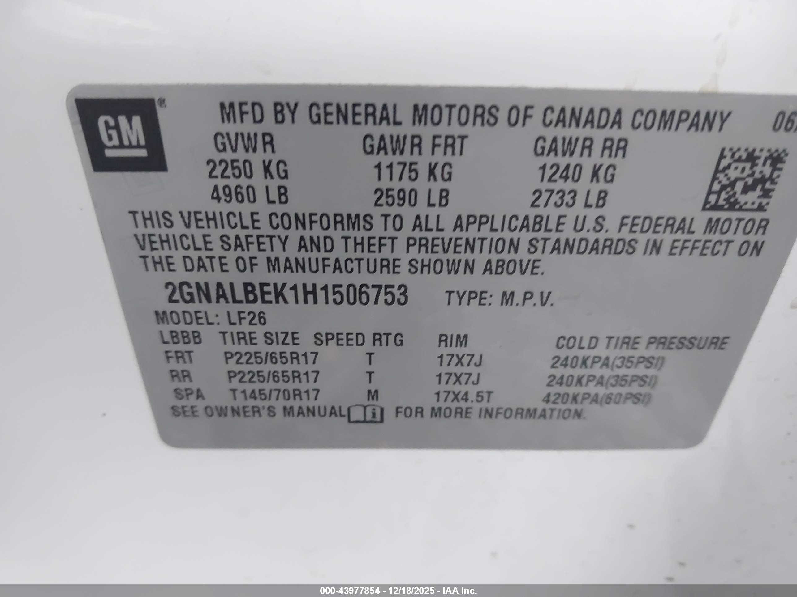 CHEVROLET EQUINOX image 9