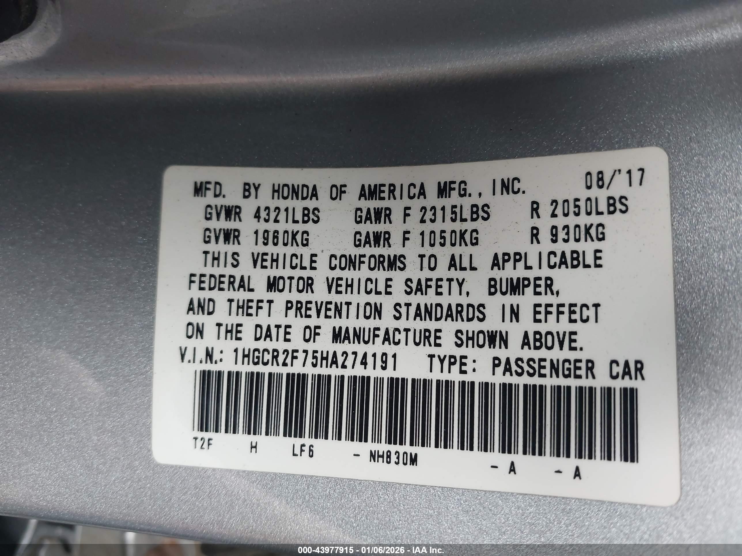 HONDA ACCORD image 9