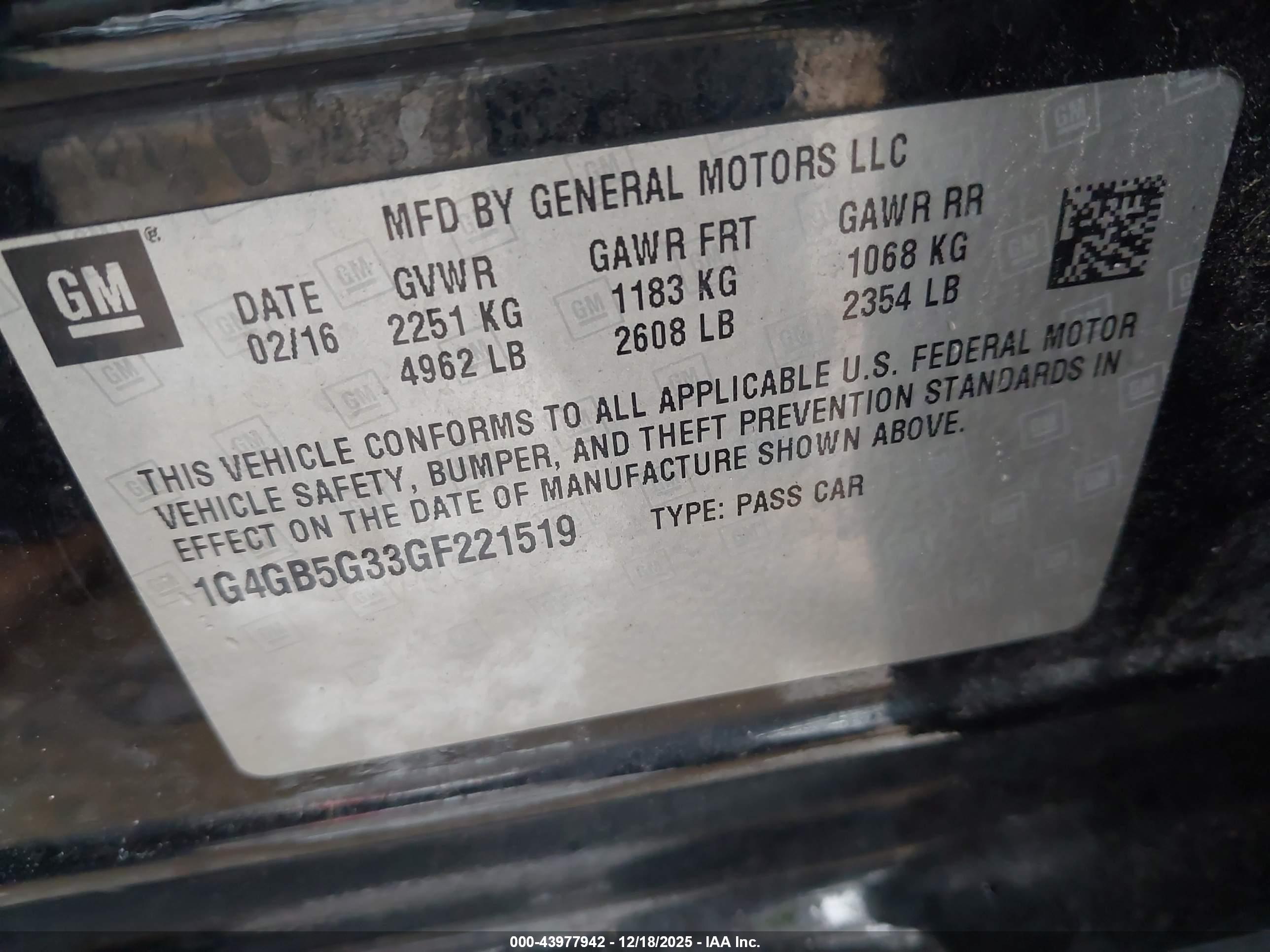 BUICK LACROSSE image 9