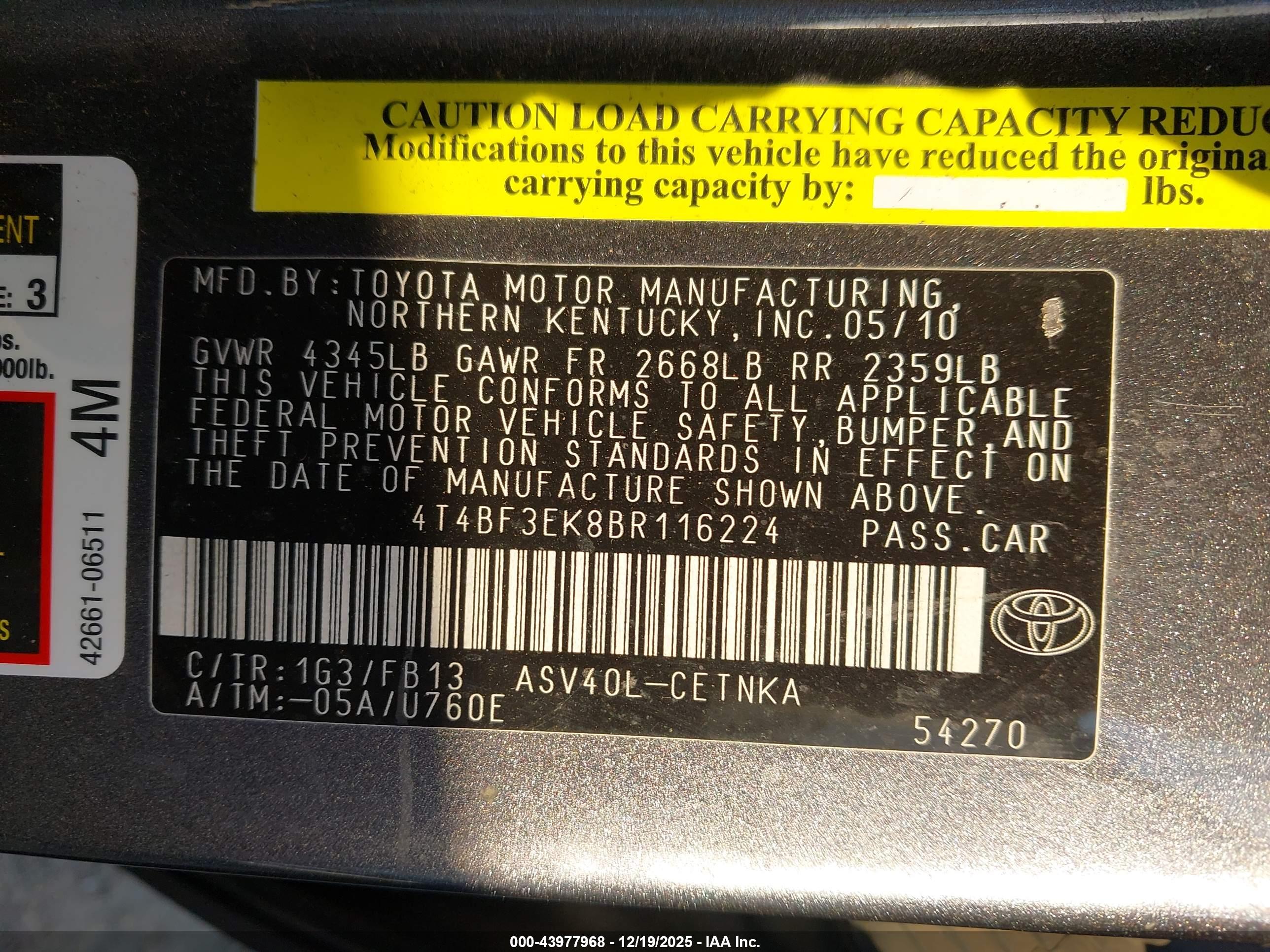 TOYOTA CAMRY image 9