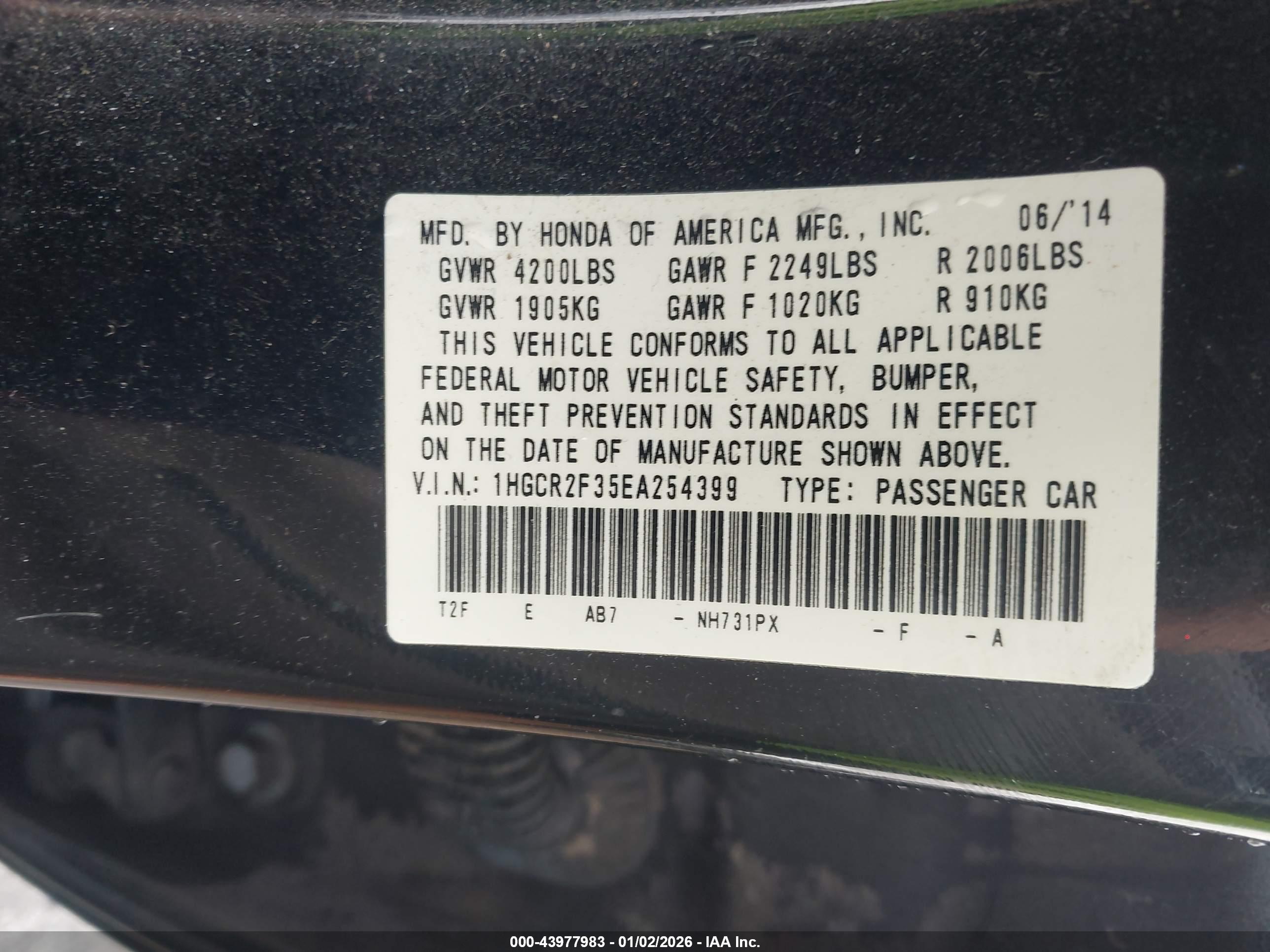 HONDA ACCORD image 9