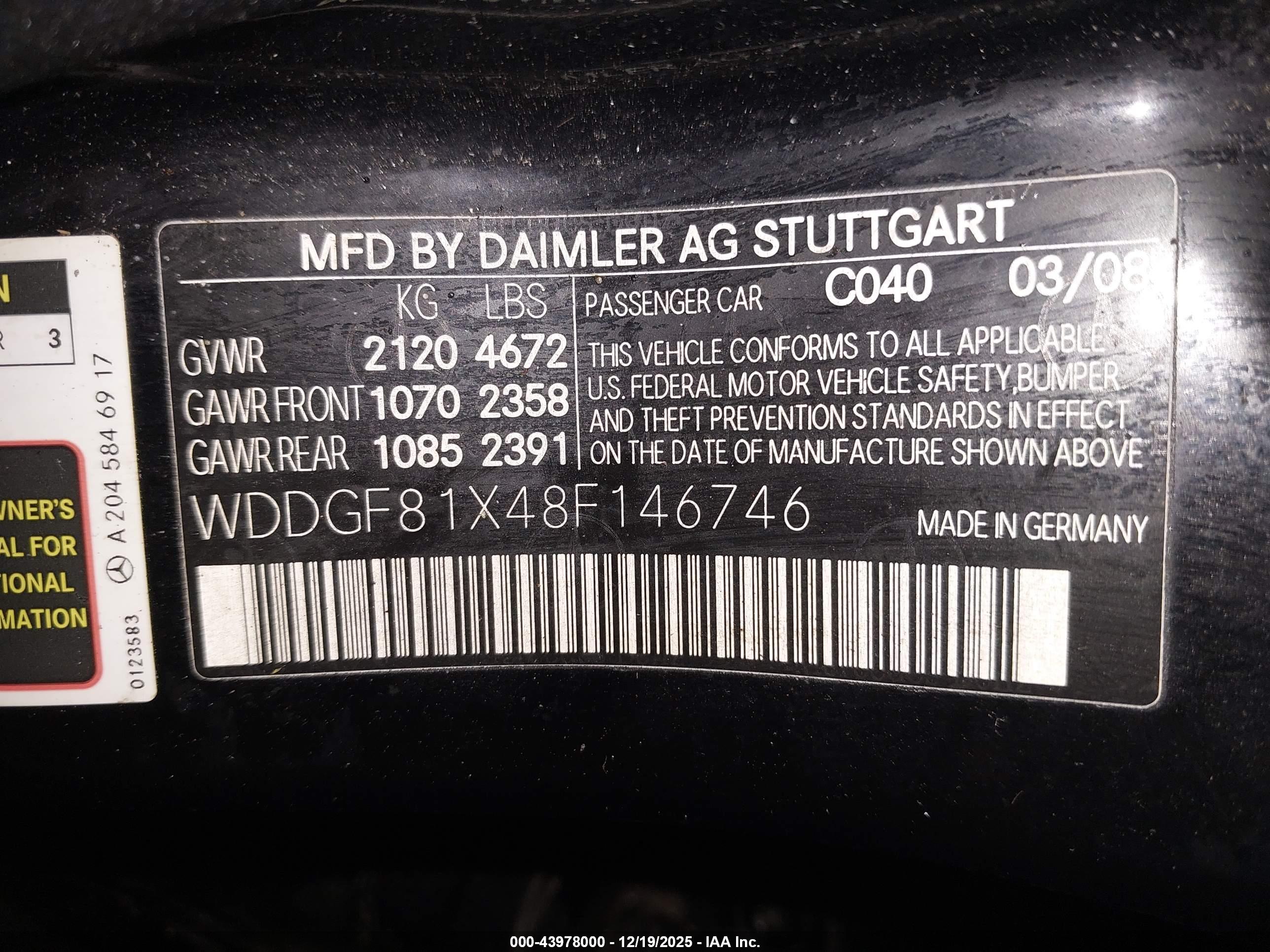 MERCEDES-BENZ C image 9
