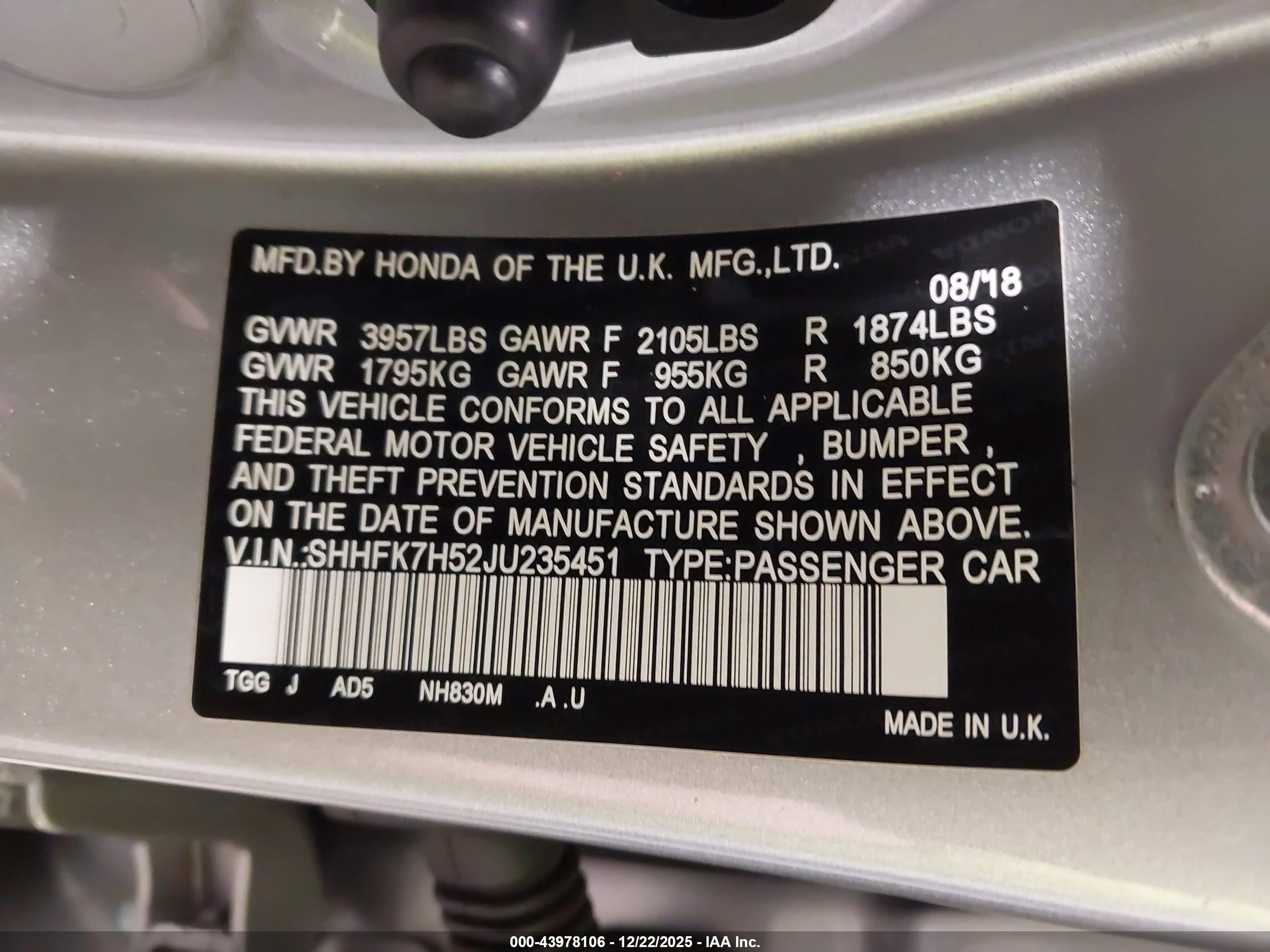 HONDA CIVIC image 9